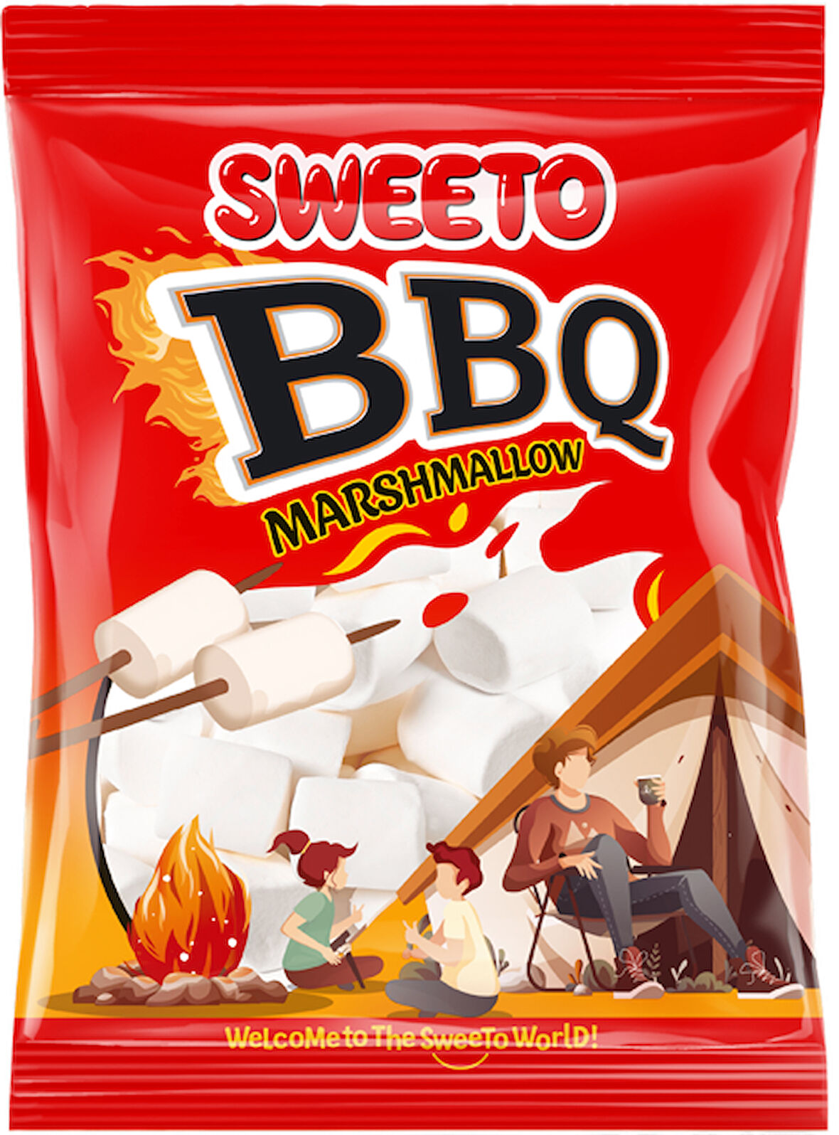 Sweeto BBQ Marshmallow 250 Gr.