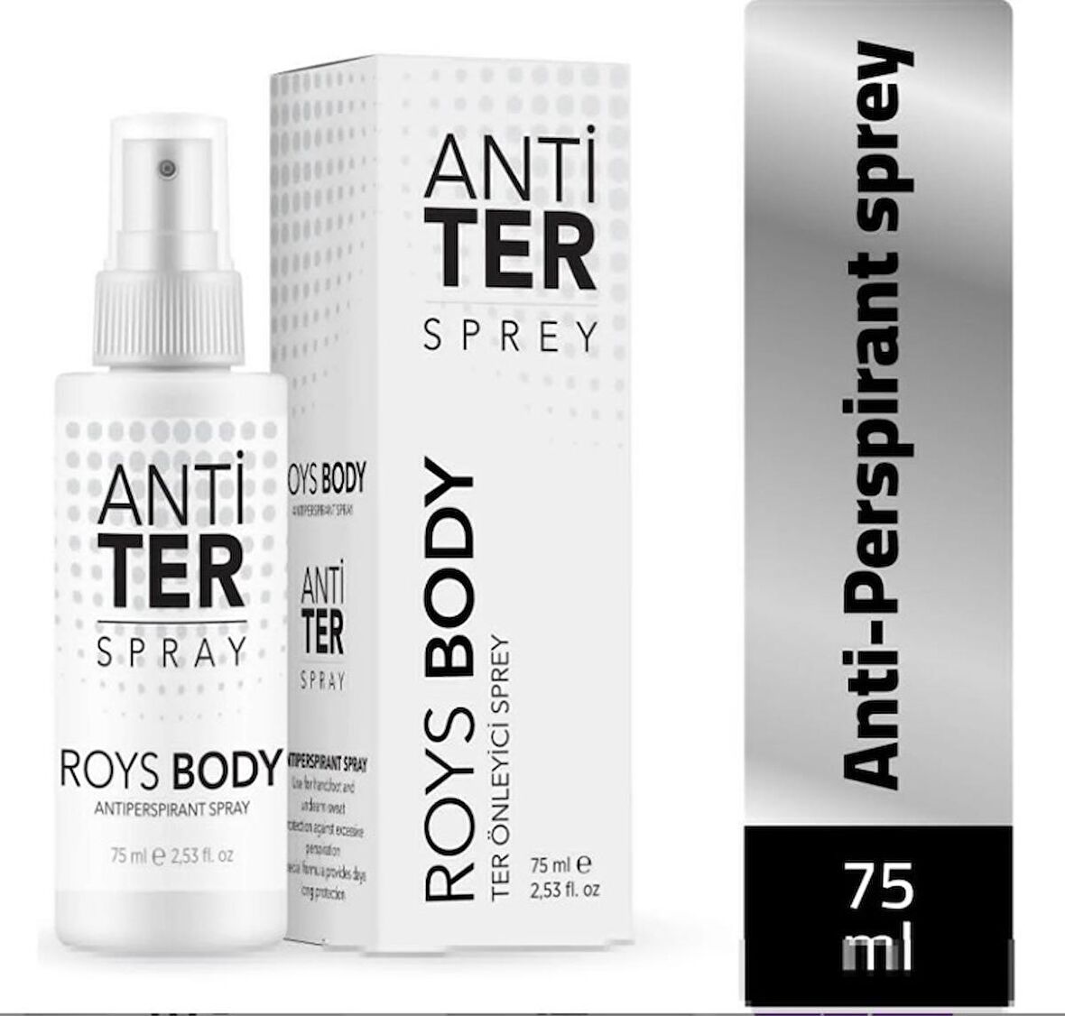 ROYS Beauty Anti Ter El,Ayak Ve Koltuk Altı Terleme Önleyici Sprey 75 Ml