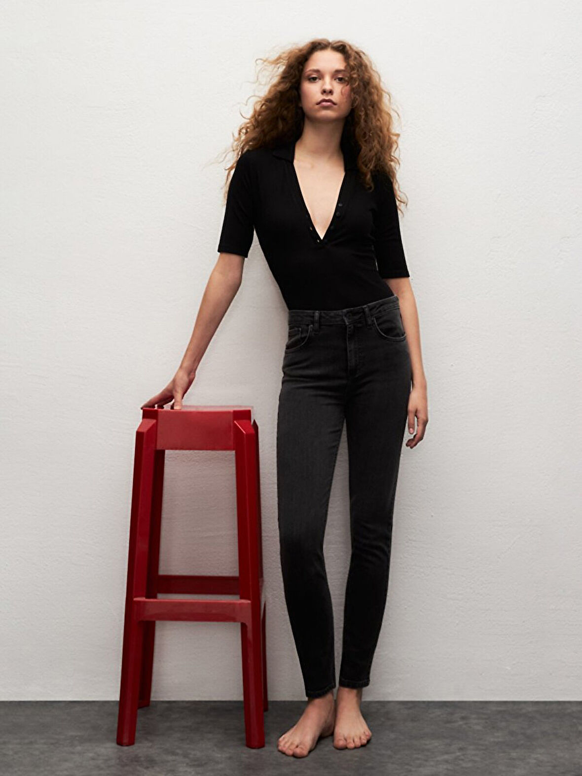 Ronna X Mıd Rıse Slim Pantolon