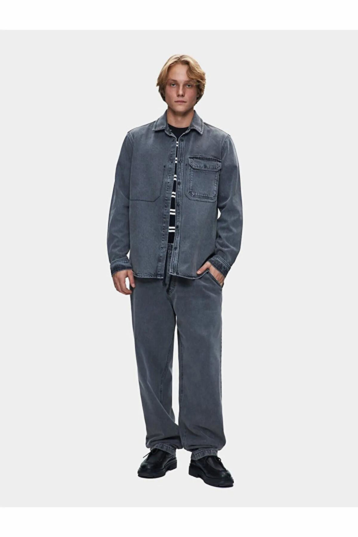 Ltb Aıdan Neıko Wash Erkek Jean Gömlek