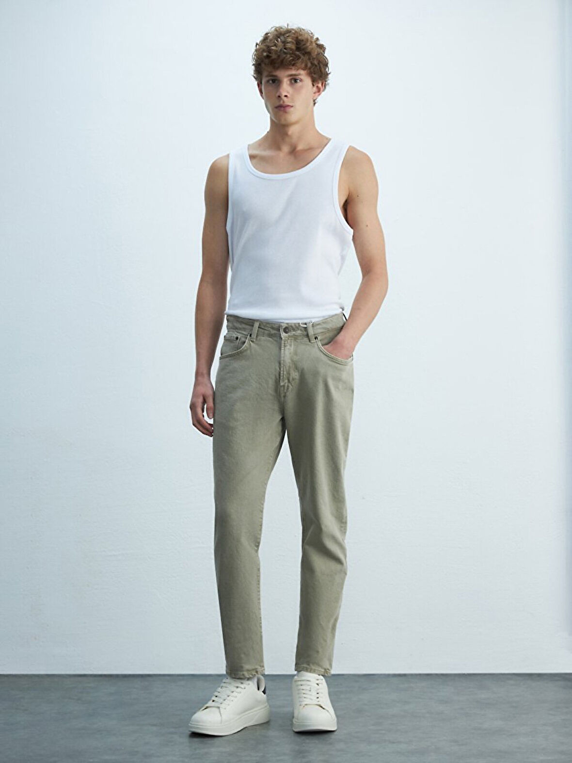 Renar Dar Paça Orta Bel Jean Pantolon