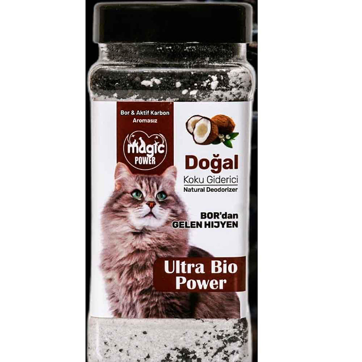 Magic Power Kedi Kumu Koku Giderici Bor+ Aktif Karbon 175 Gr