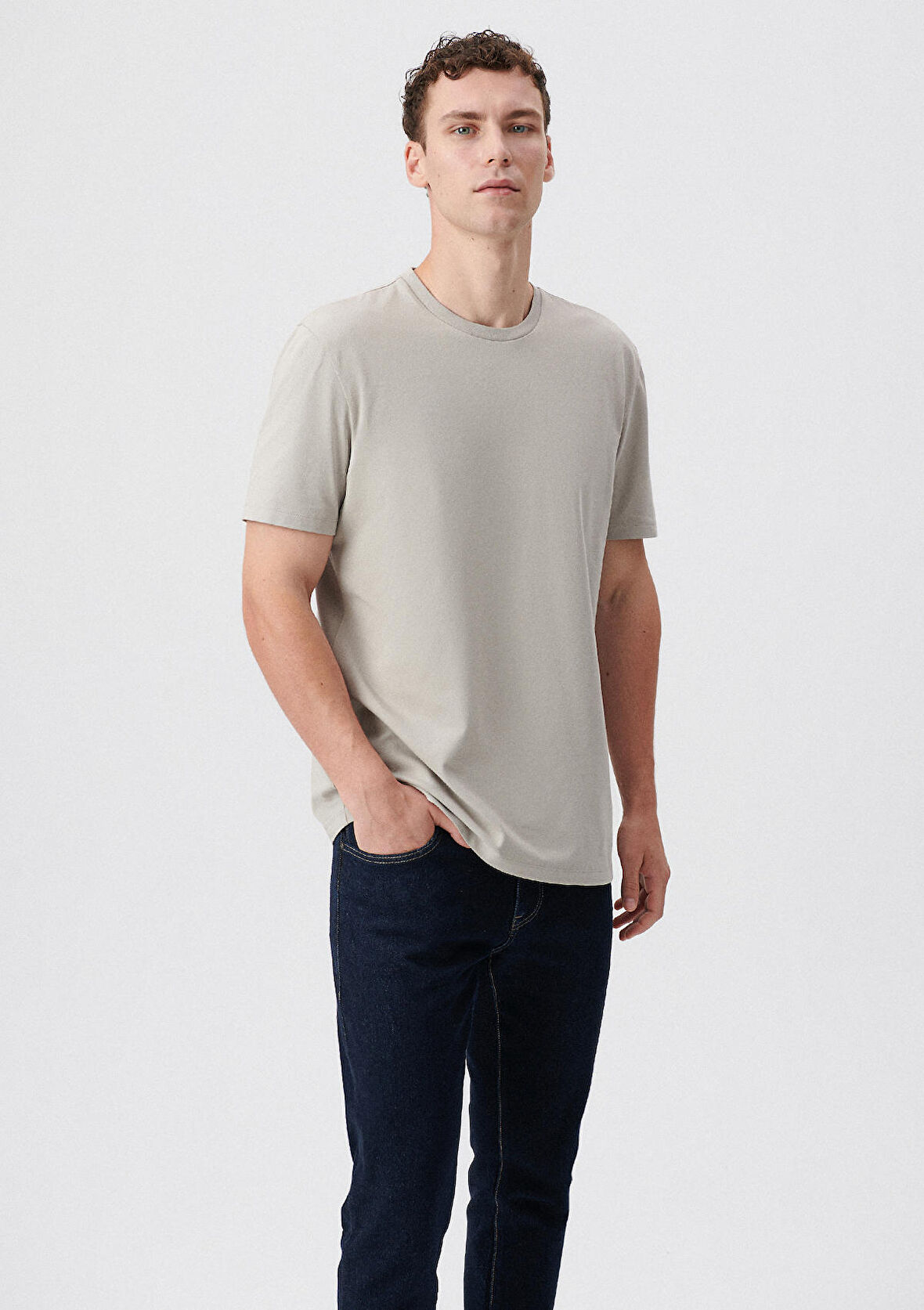 Mavi Gri Basic Tişört 0610252-70100