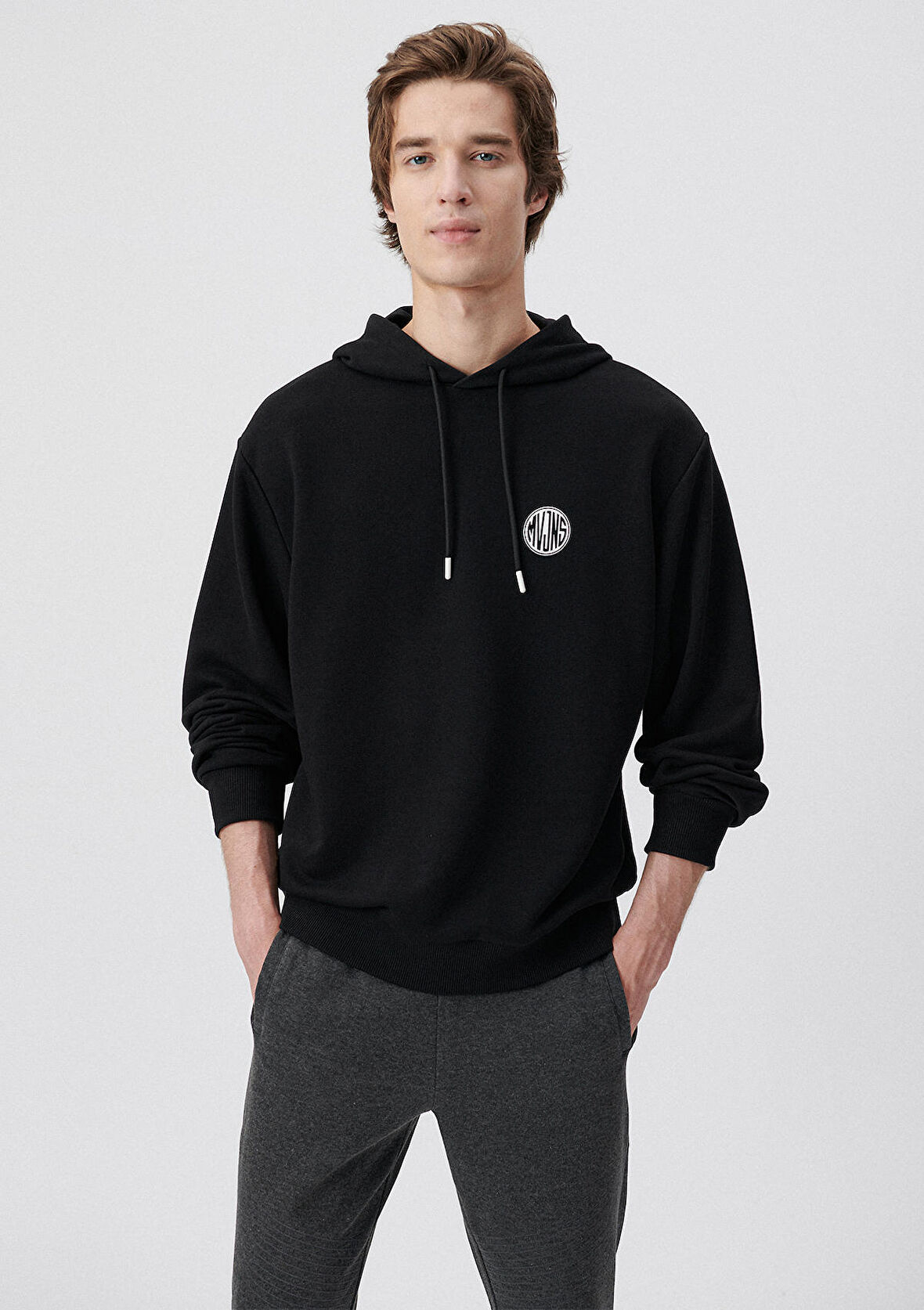 Mavi MVJNS Baskılı Siyah Sweatshirt 0611786-900