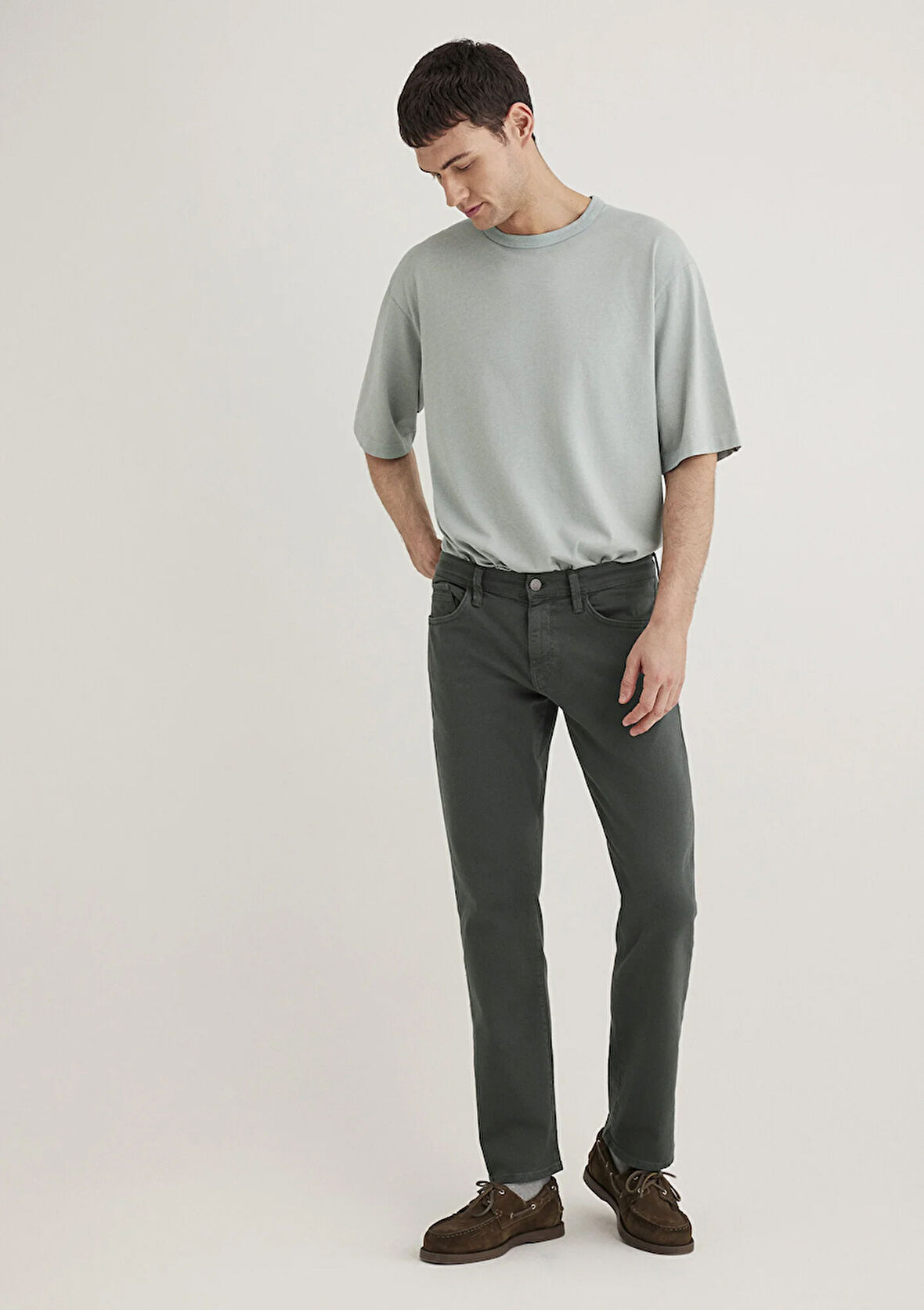 Hunter Yosun Yeşili Comfort Gabardin Pantolon 0020285644