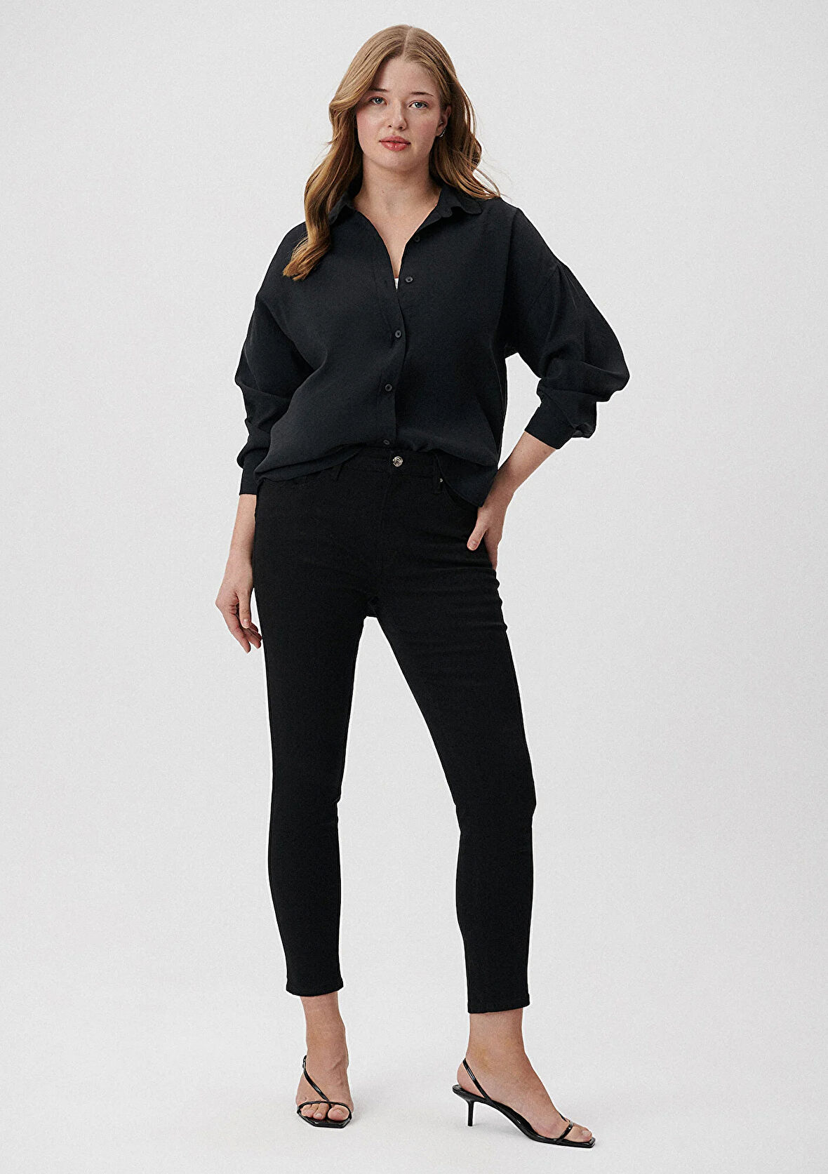 Marli Siyah Jean Pantolon 101339-85945