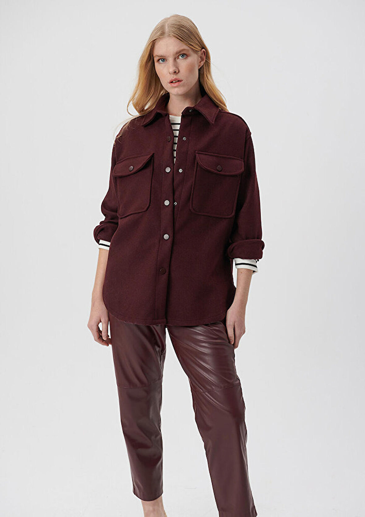 Mavi Bordo Ceket 1110391-70260