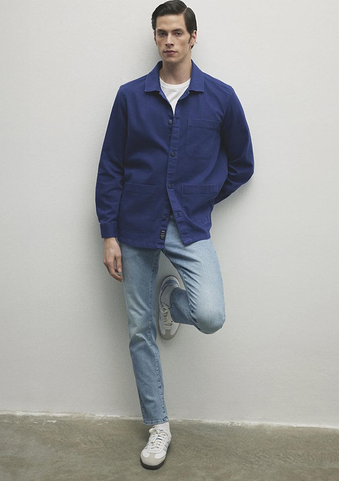 Marcus Premium Blue Puslu Açık Mavi Jean Pantolon 0035186532