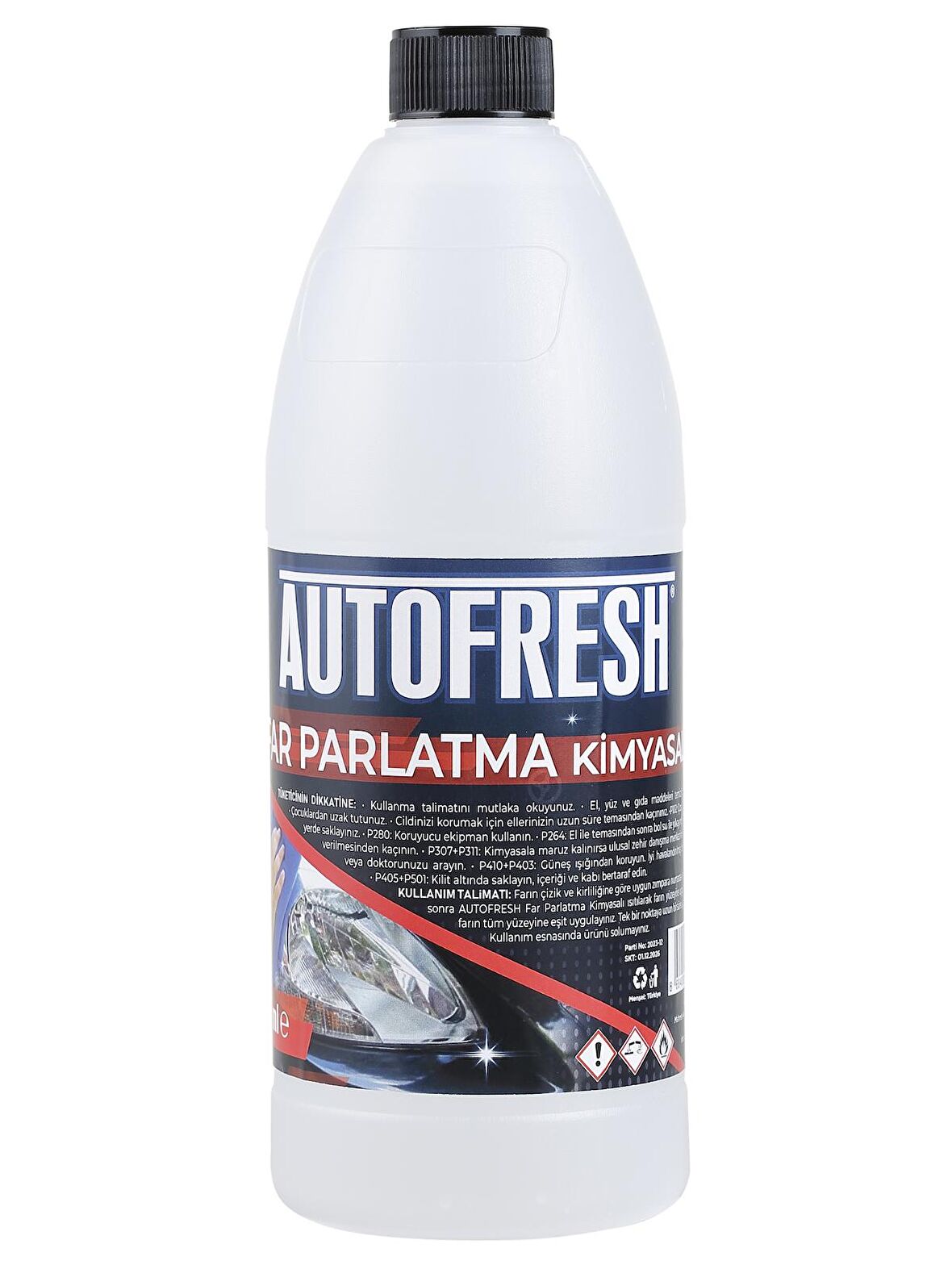 AUTOFRESH FAR TEMİZLEME SOLÜSYONU OTO FAR PARLATMA SIVISI  ARAÇ FAR  YENİLEME 800 ML