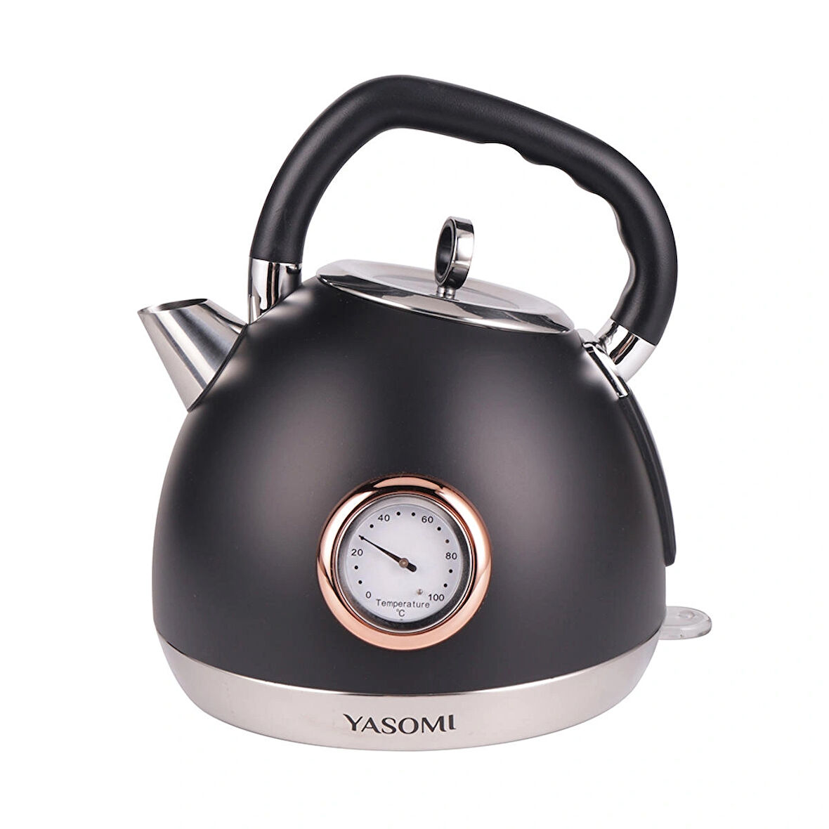 Yasomi YK-880NTSL Retro Isıtıcı Kettle Siyah