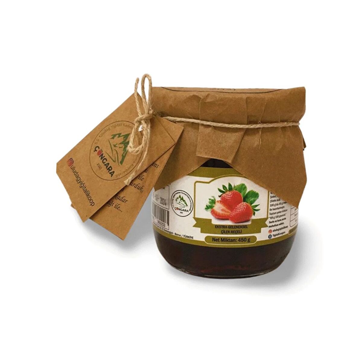 ÇİLEK REÇELİ NET 450 GR