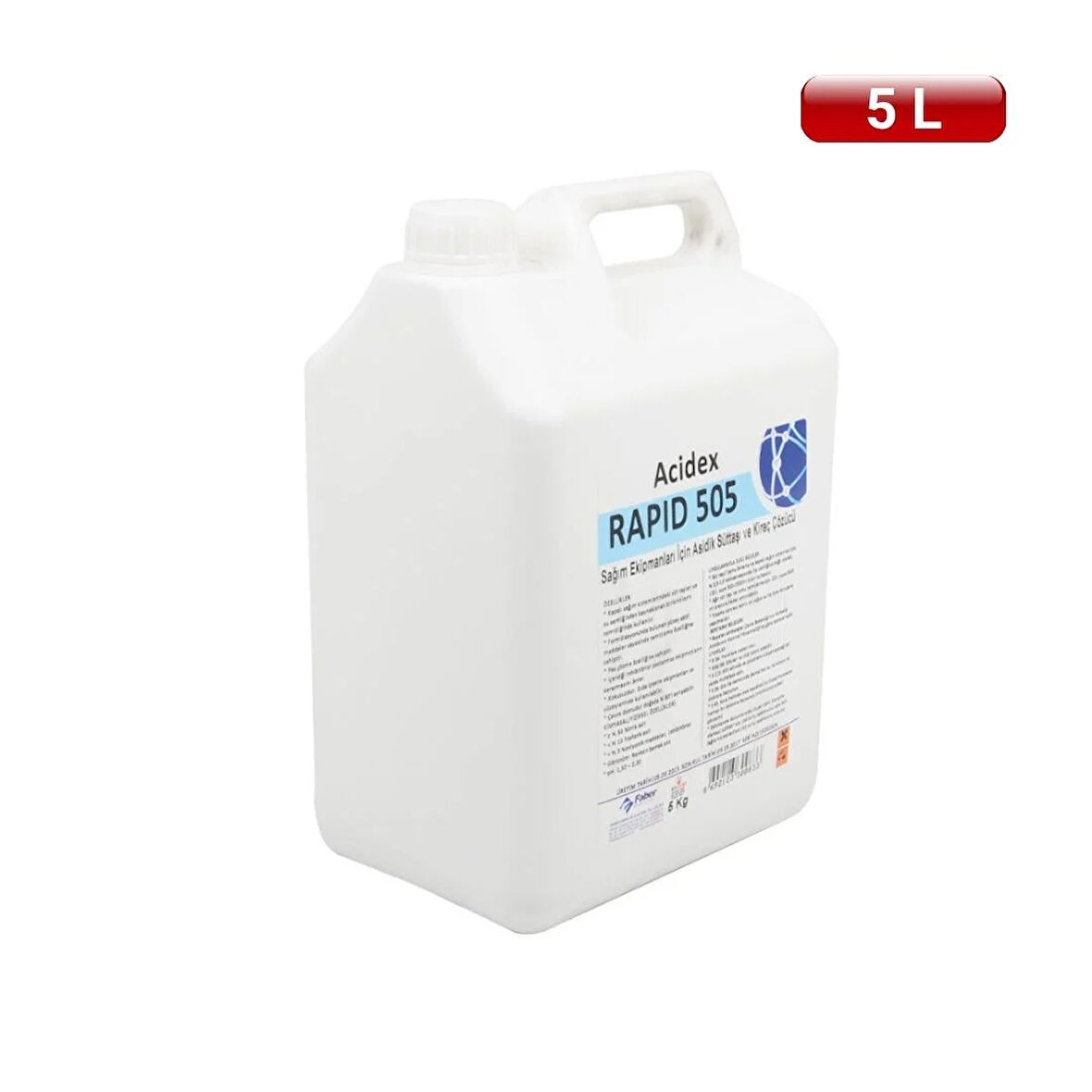 Melasty Süt Sağım Sistemi Sağım Ekipmanları İçin Asidik Süttaşı ve Kireç Çözücü (5 Litre)