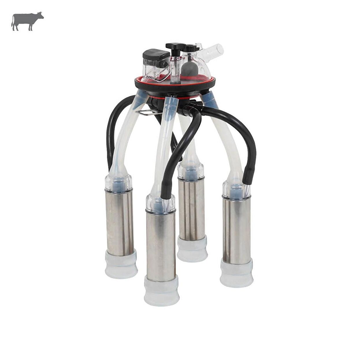 Melasty Süt Sağma Makinesi 240 cc Sağım Demeti (Yarım Tip Paslanmaz Kılıflı)