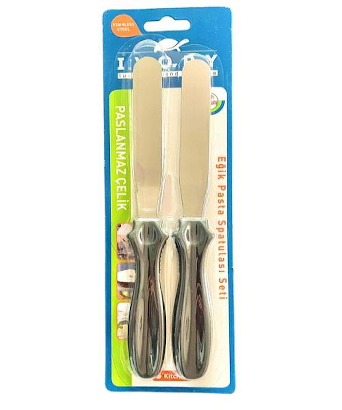 IVORY 22,5 CM  2Lİ SPATULA SET