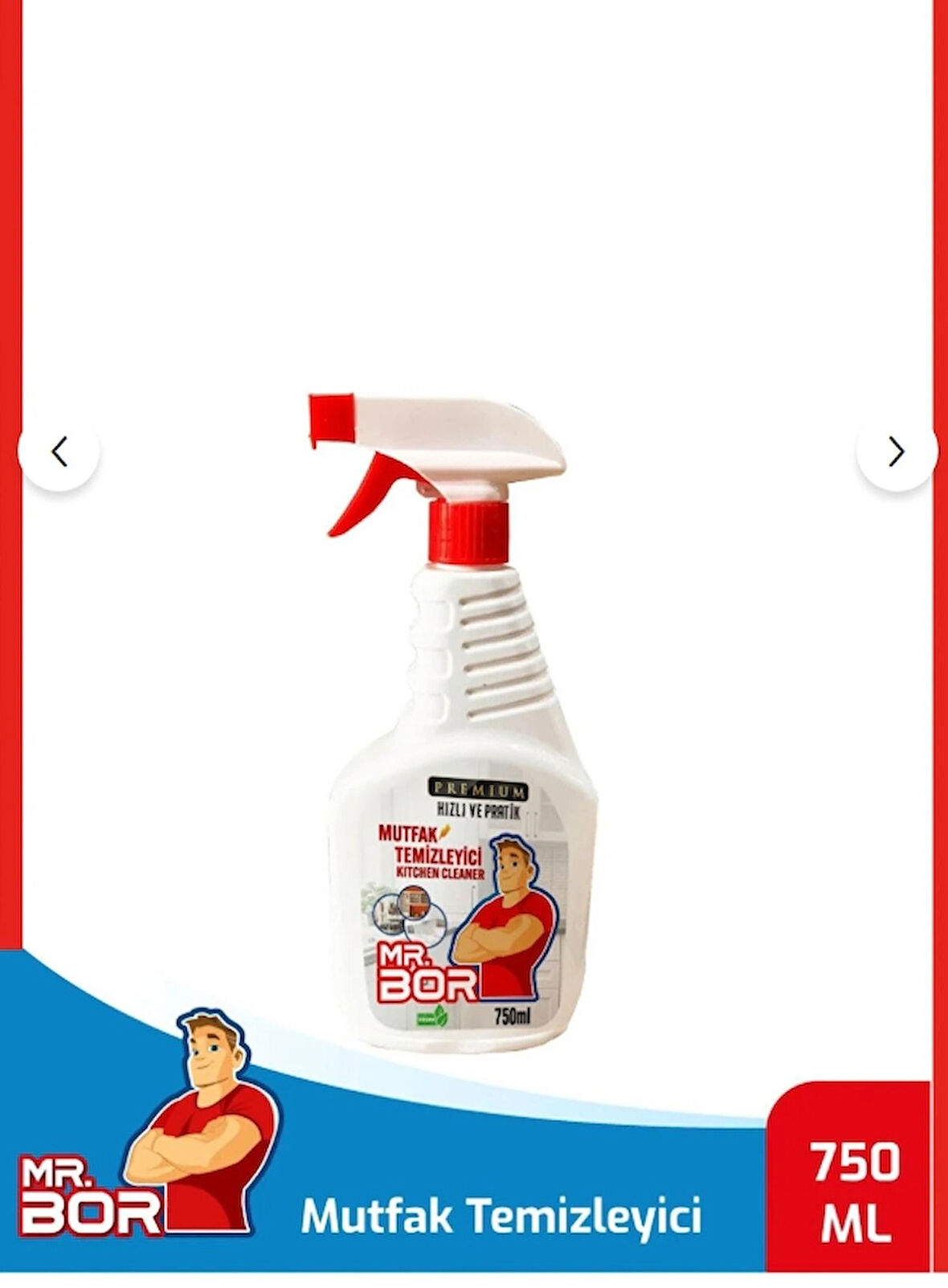 MR.BOR PREMİUM MUTFAK TEMİZLEYİCİ 750 ML.