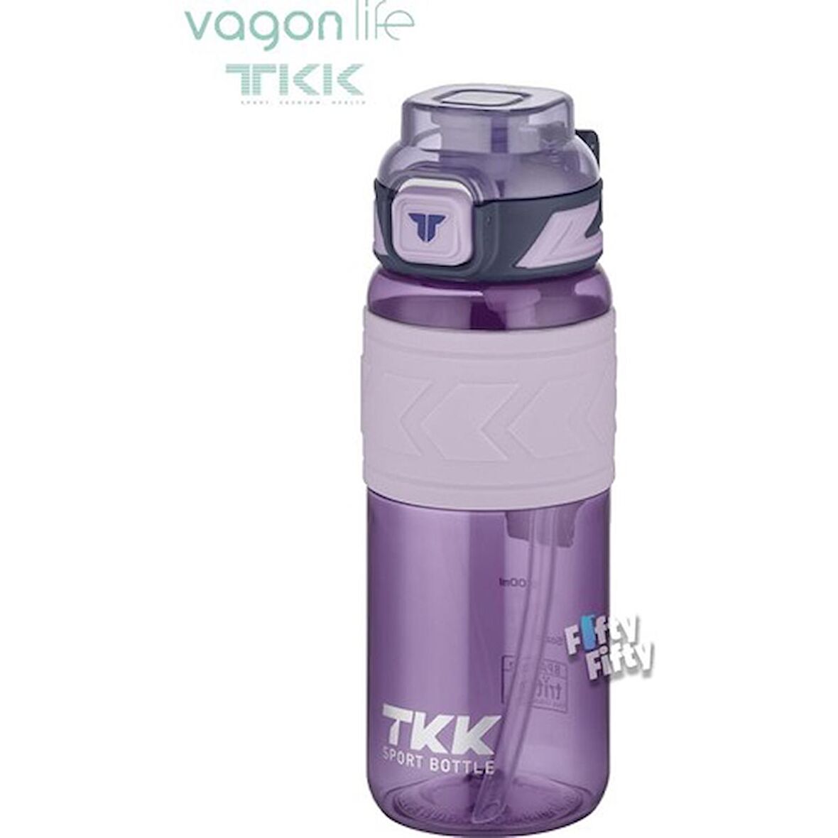 Tkk Su Matarası 600 Ml Mor Tk019