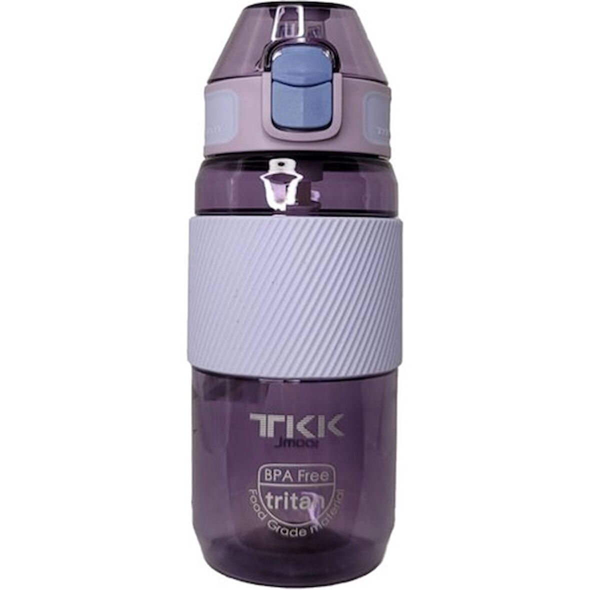 TKK 500 ml Eflatun Sİlikon Pipetli Tritan Suluk Matara