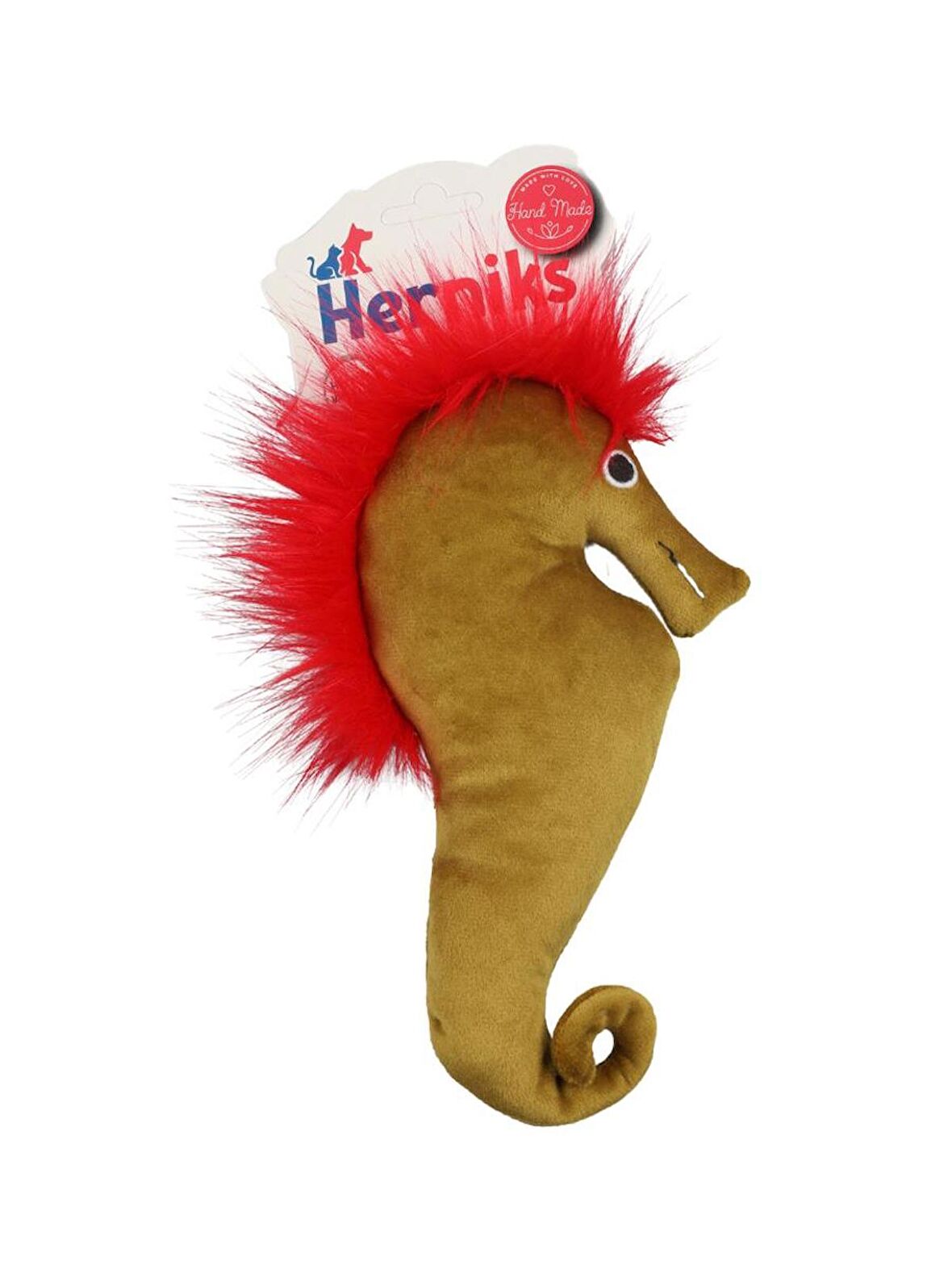 Herniks Sesli Kumaş Peluş Köpek Oyuncağı - Soi 25cm Sarı