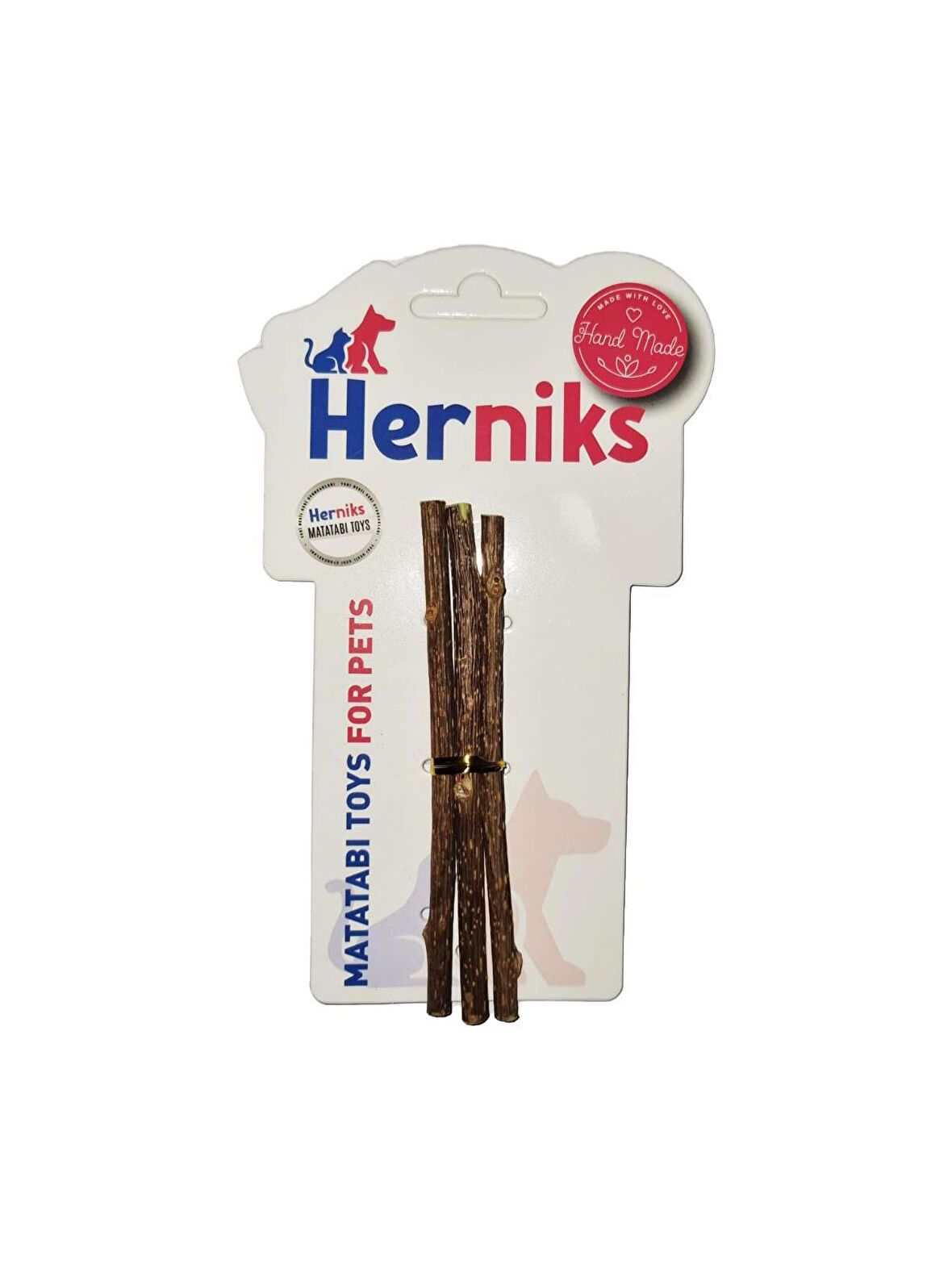 Herniks Yenilebilir Matatabi Çubuğu Small 3'lü 12cm