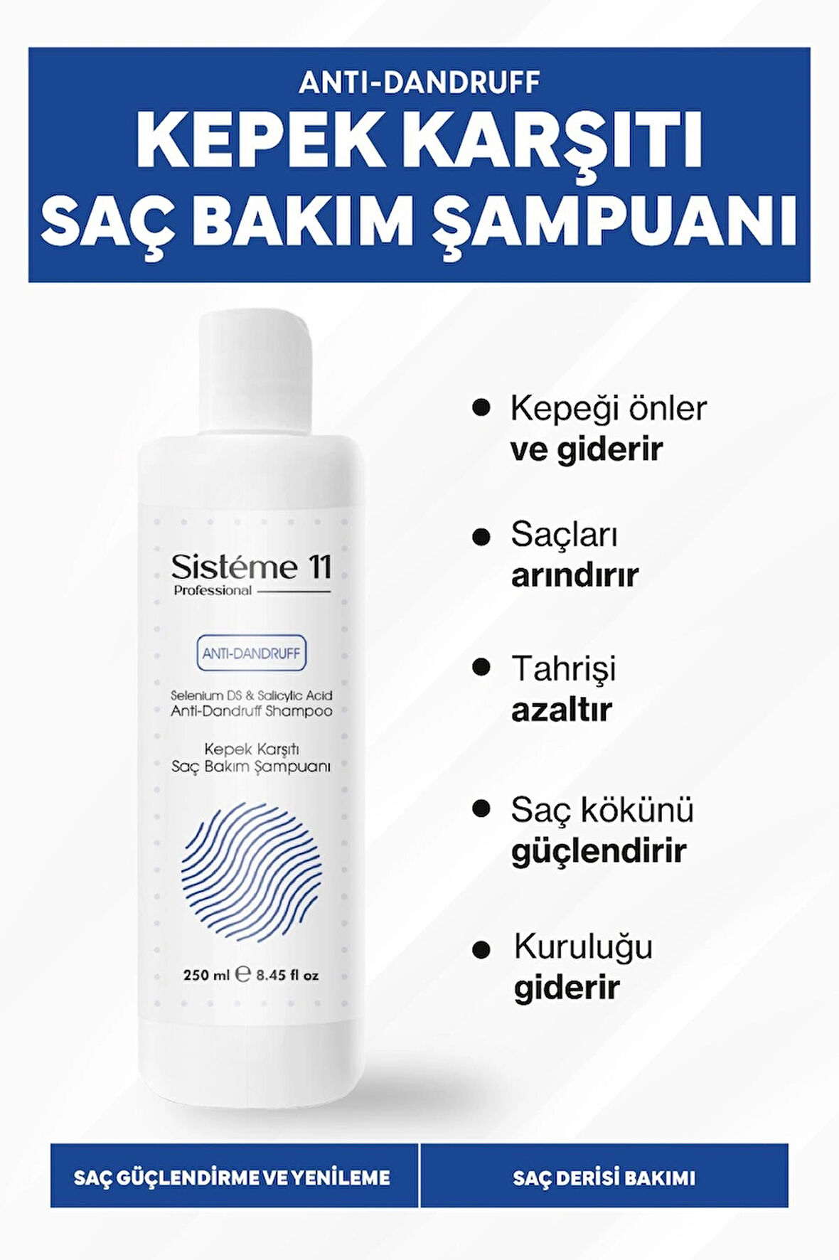 Sistéme 11 Sisteme 11 Kepek Şampuanı 250 ml 8684091008682