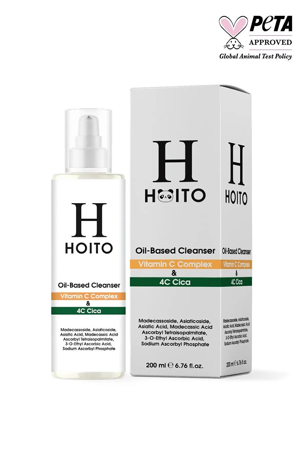 Oil Based Cleanser Vitamin C Complex & 4 C Cica - Yağ Bazlı Yüz Ve Makyaj Temizleyici 200ml