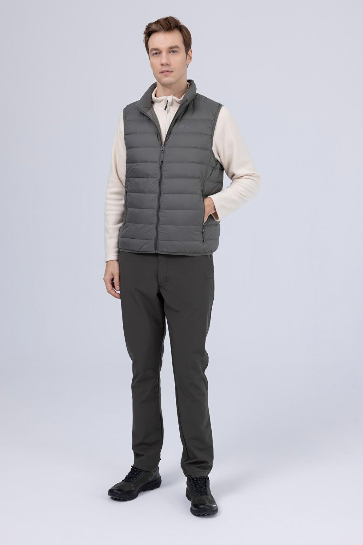 2AS Arcane Erkek Down Vest Ceket Haki
