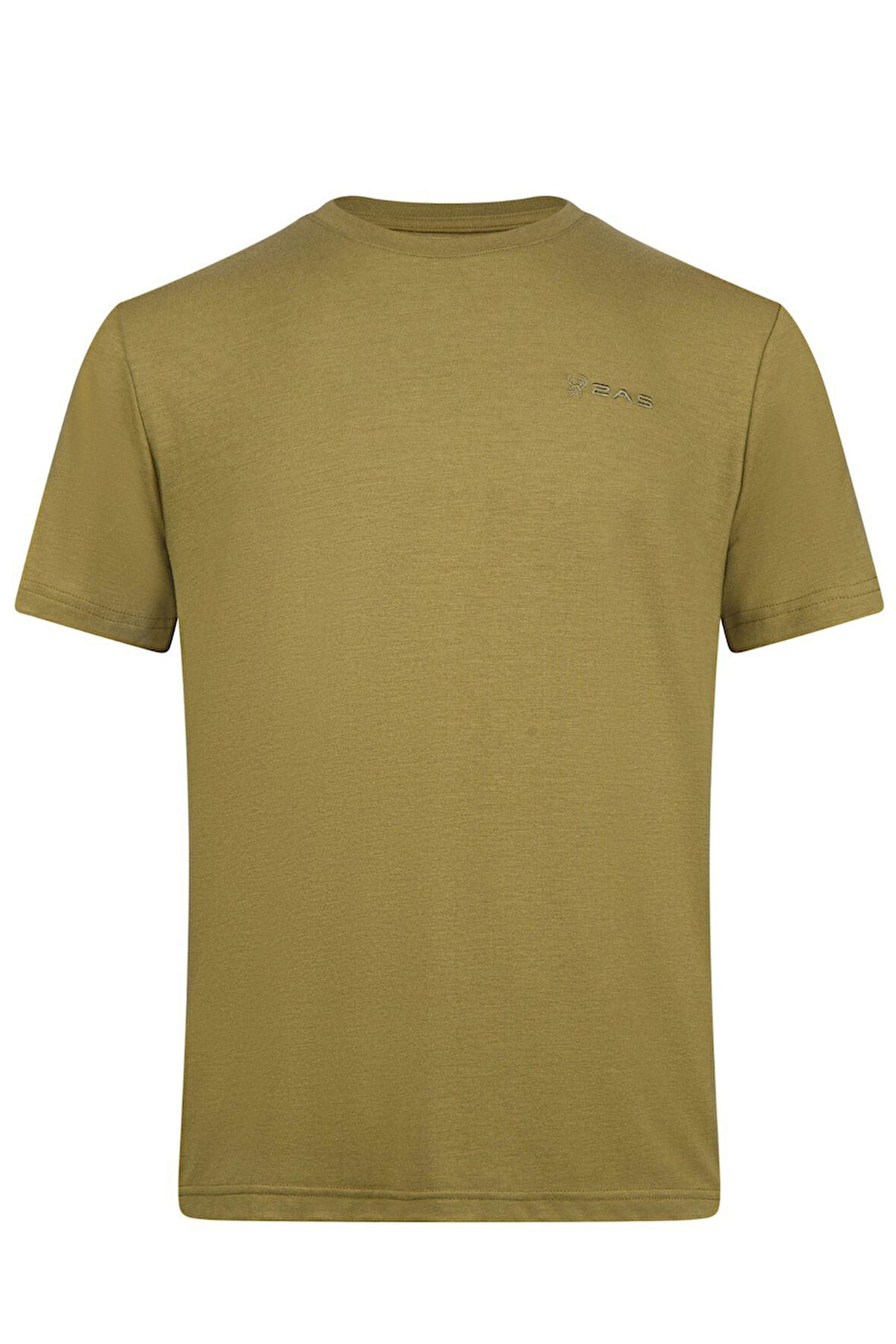 2AS Winson  Erkek Viloft Sıfır Yaka T-Shirt Yeşil 