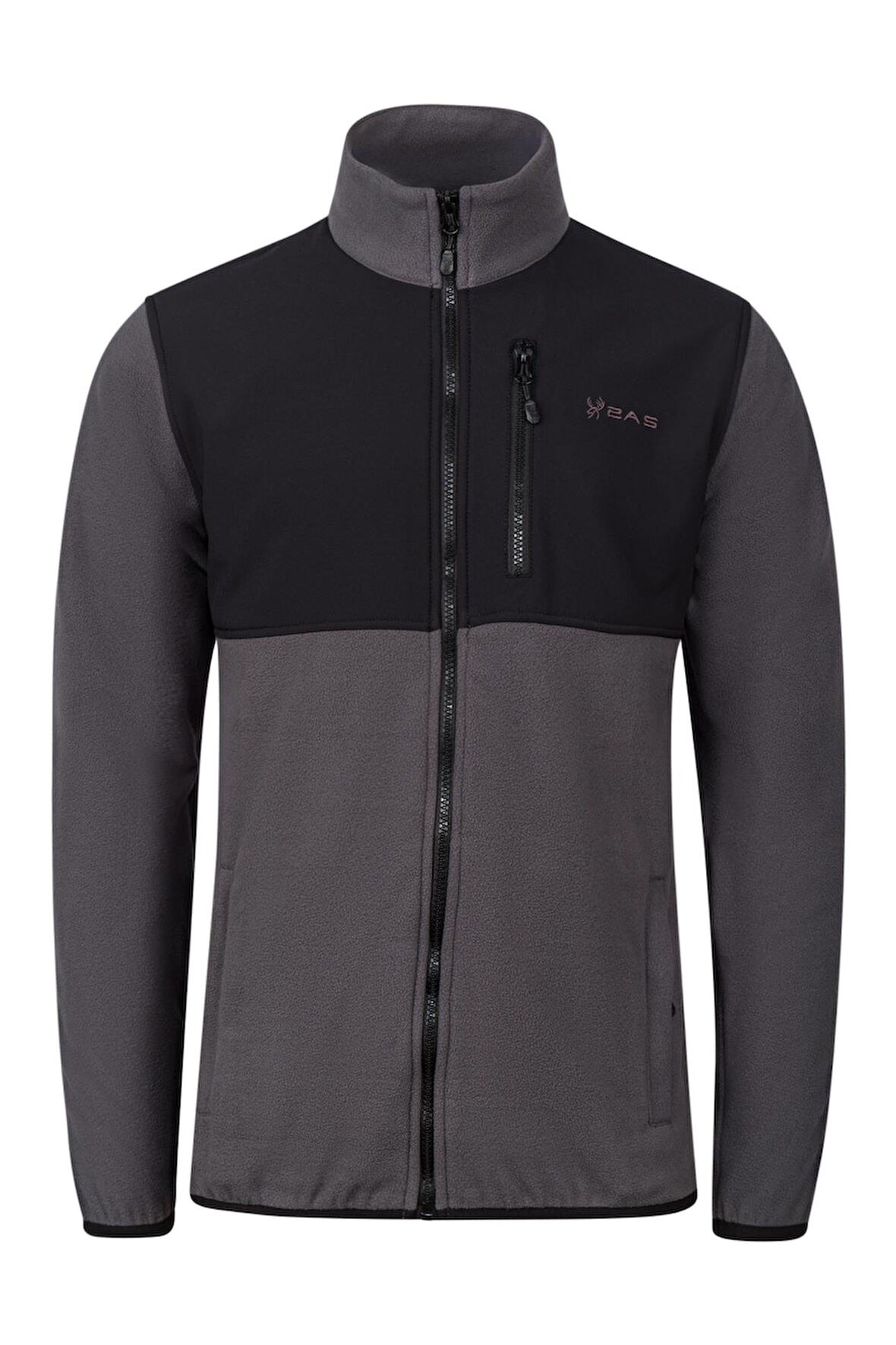 2AS Cliff Erkek Parçalı İnce Polar Sweatshirt Antrasit