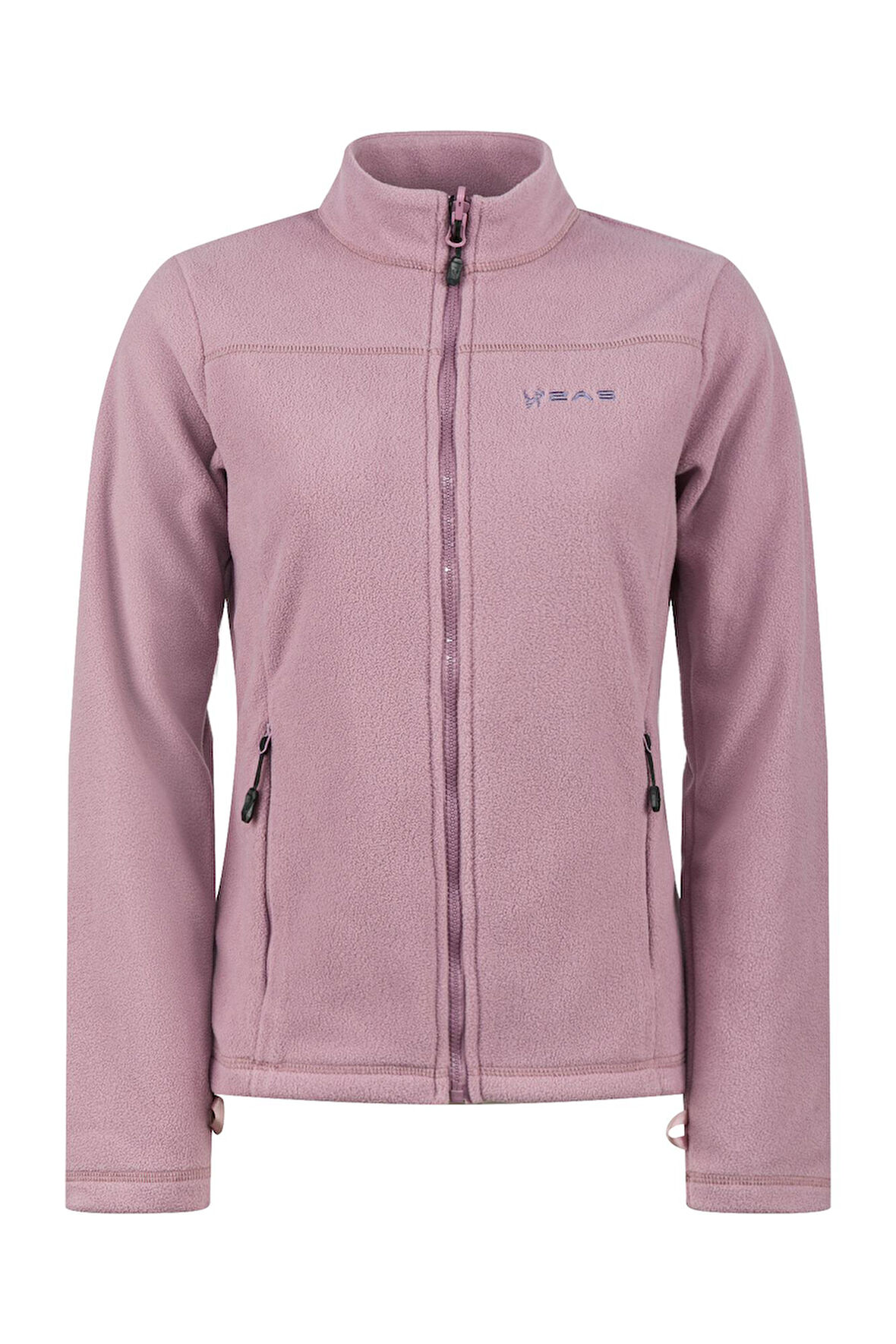 2AS Cara Kadın Tam Fermuarlı İnce Polar Sweatshirt