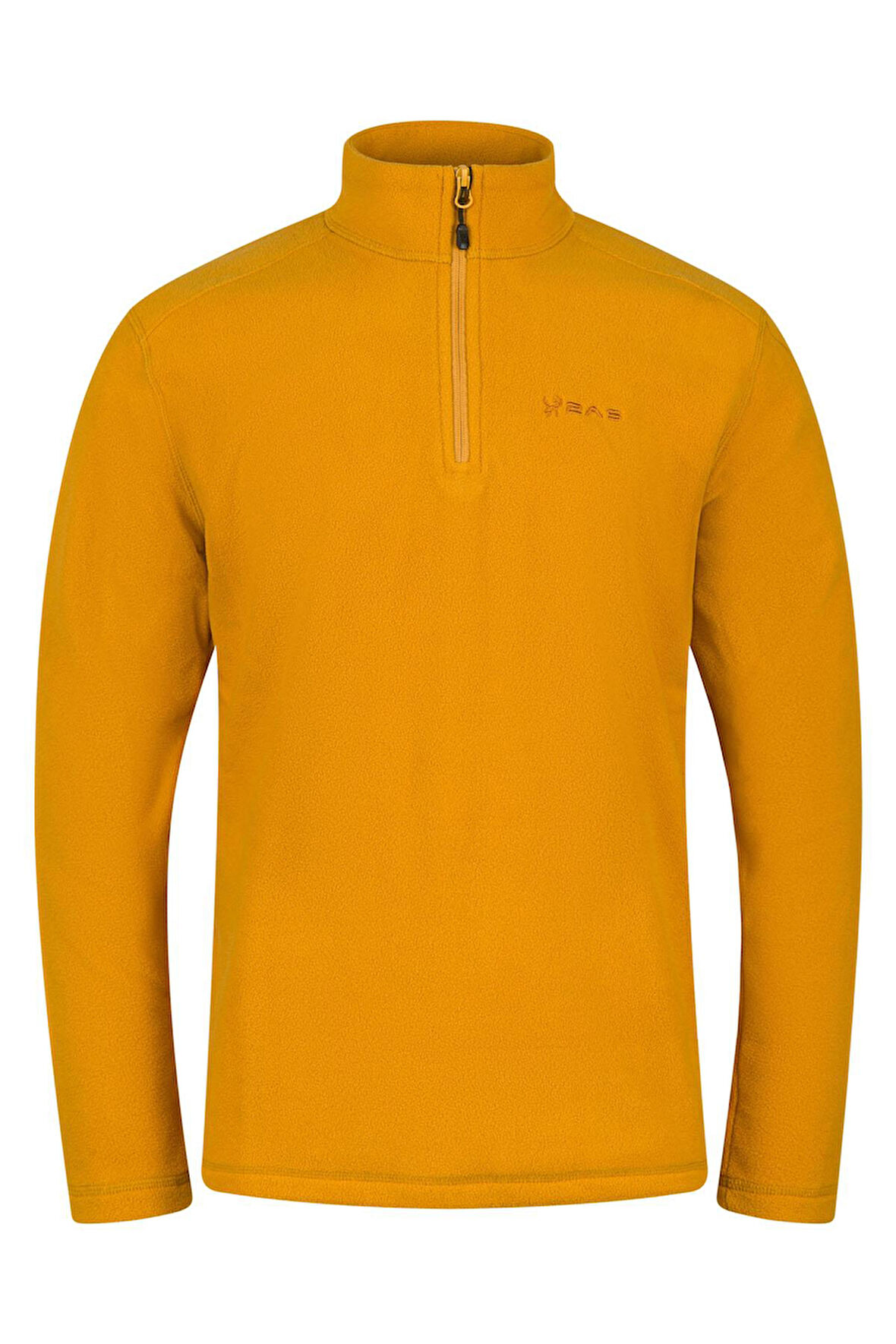 2AS Cedric Erkek Yarım Fermuarlı İnce Polar Sweatshirt Hardal