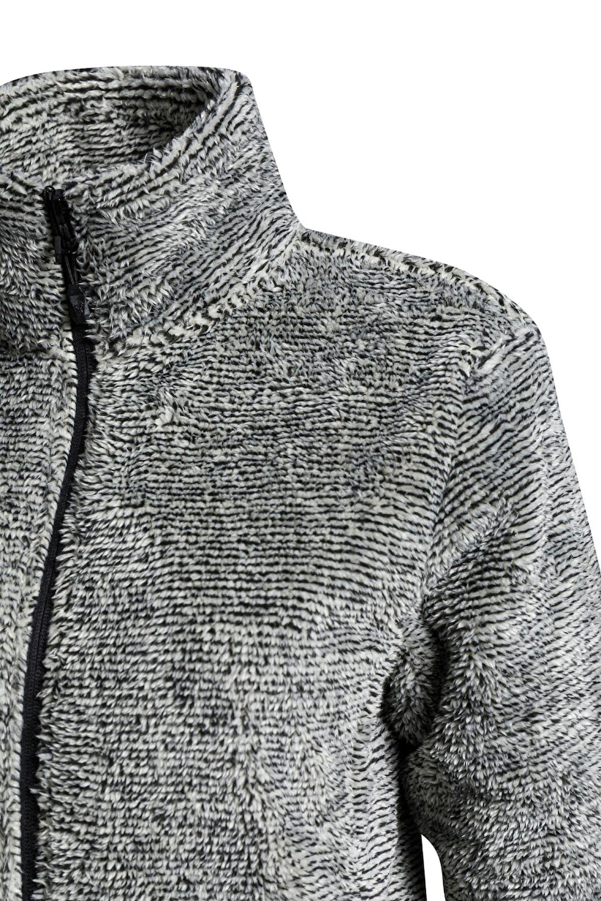 2AS Sofia Kadın Tam Fermuarlı Çizgili Polar