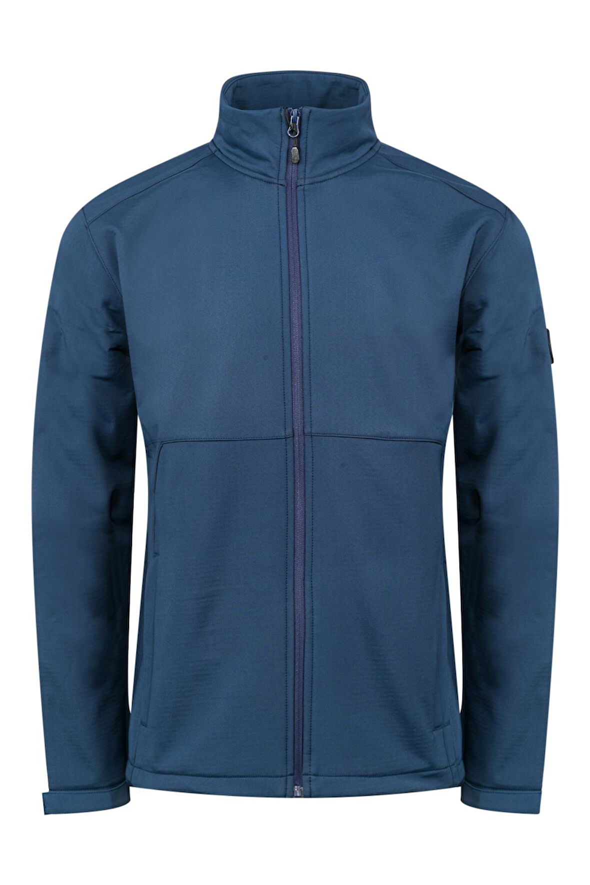 2AS Samuel Erkek Softshell Kareli Ceket Mavi
