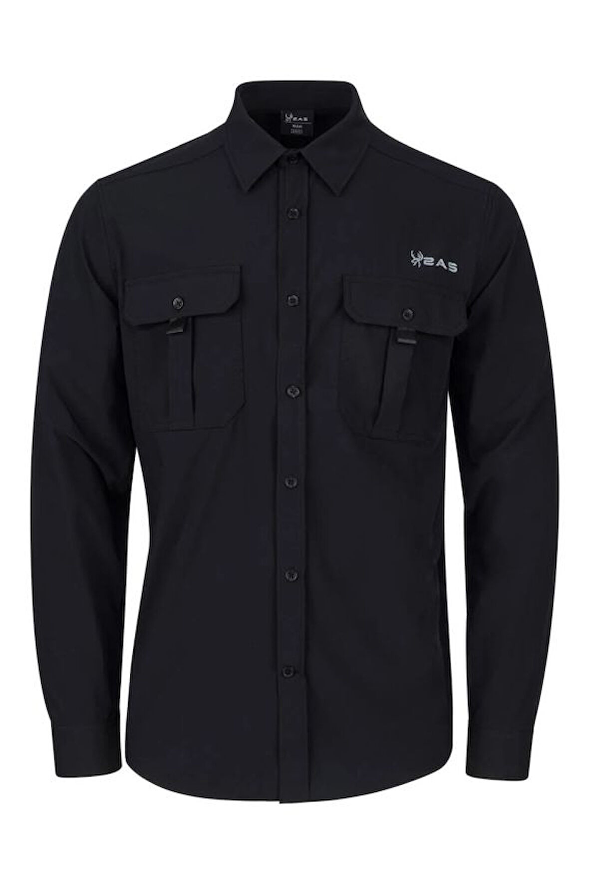 2AS Gear Siyah Erkek Uzun Kollu Gömlek