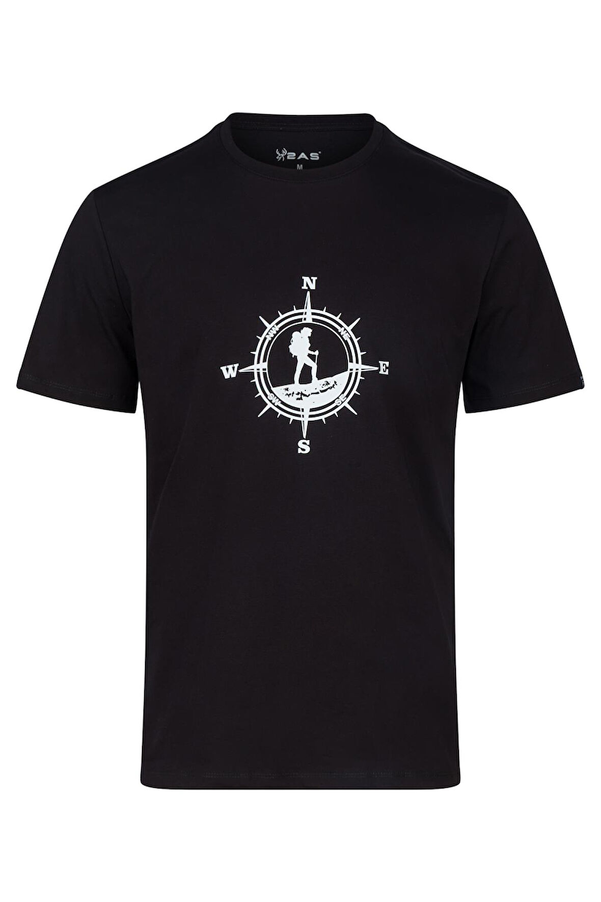 2AS Alex Baskılı Erkek Sıfır Yaka T-Shirt