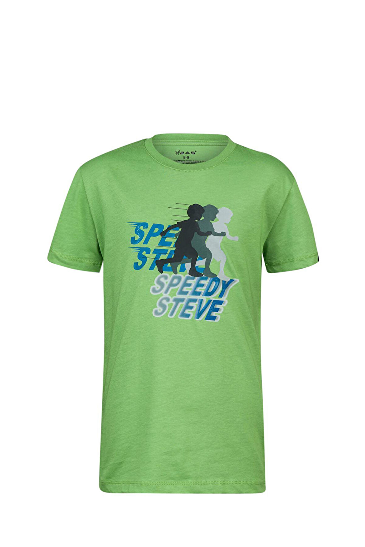 2AS Aja Çocuk Baskılı T-Shirt Yeşil 210