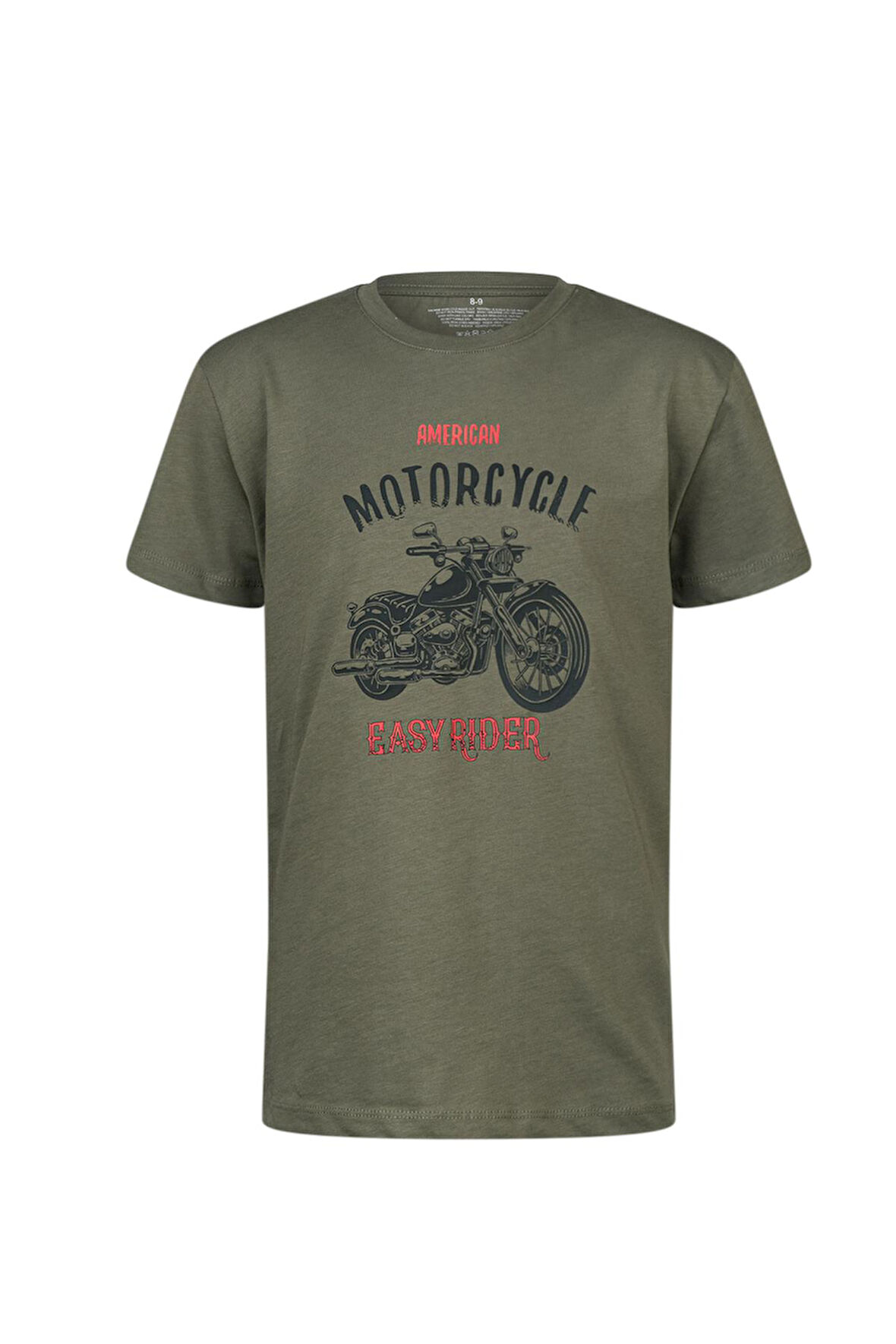2AS Aja Çocuk Baskılı T-Shirt Haki 212