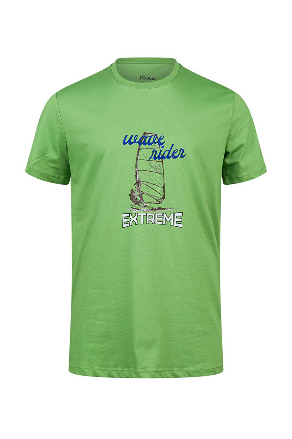 2AS Alex Baskılı Erkek Sıfır Yaka T-Shirt 042