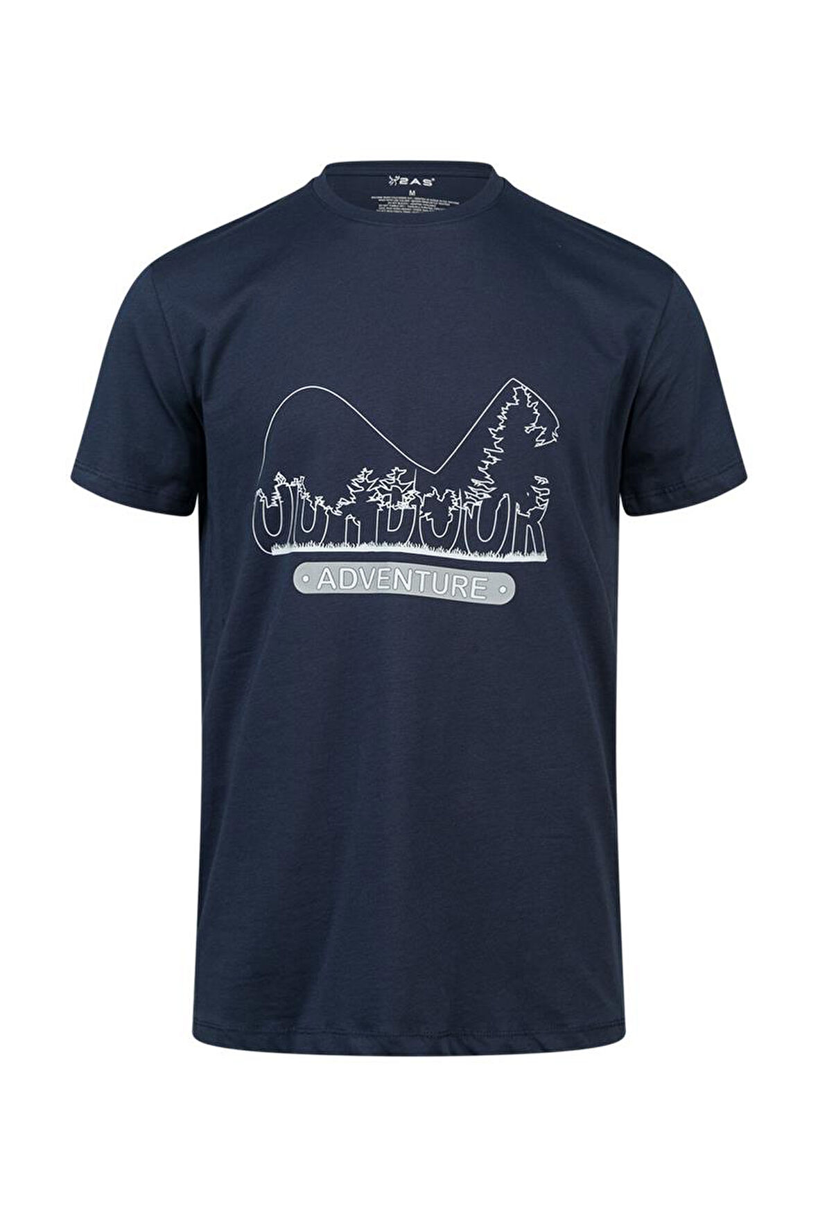 2AS Alex Baskılı Erkek Sıfır Yaka T-Shirt 016