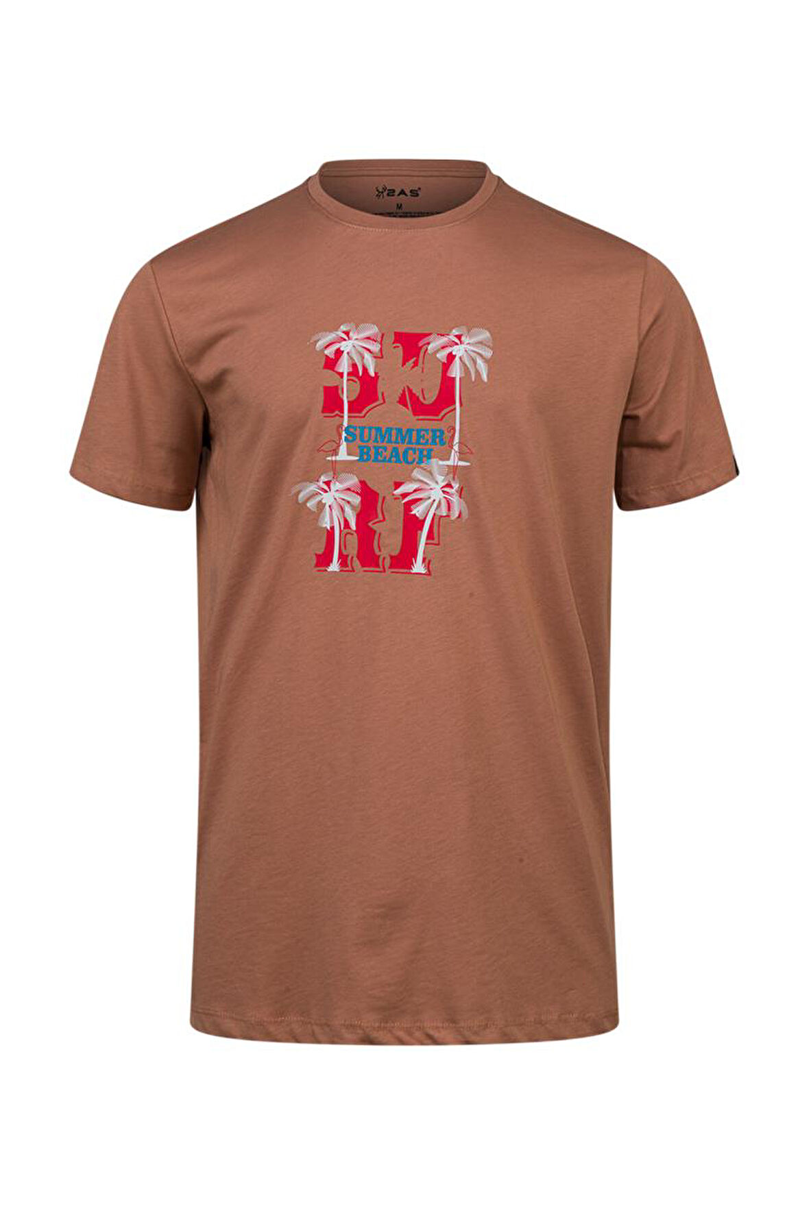 2AS Alex Baskılı Erkek Sıfır Yaka T-Shirt 047