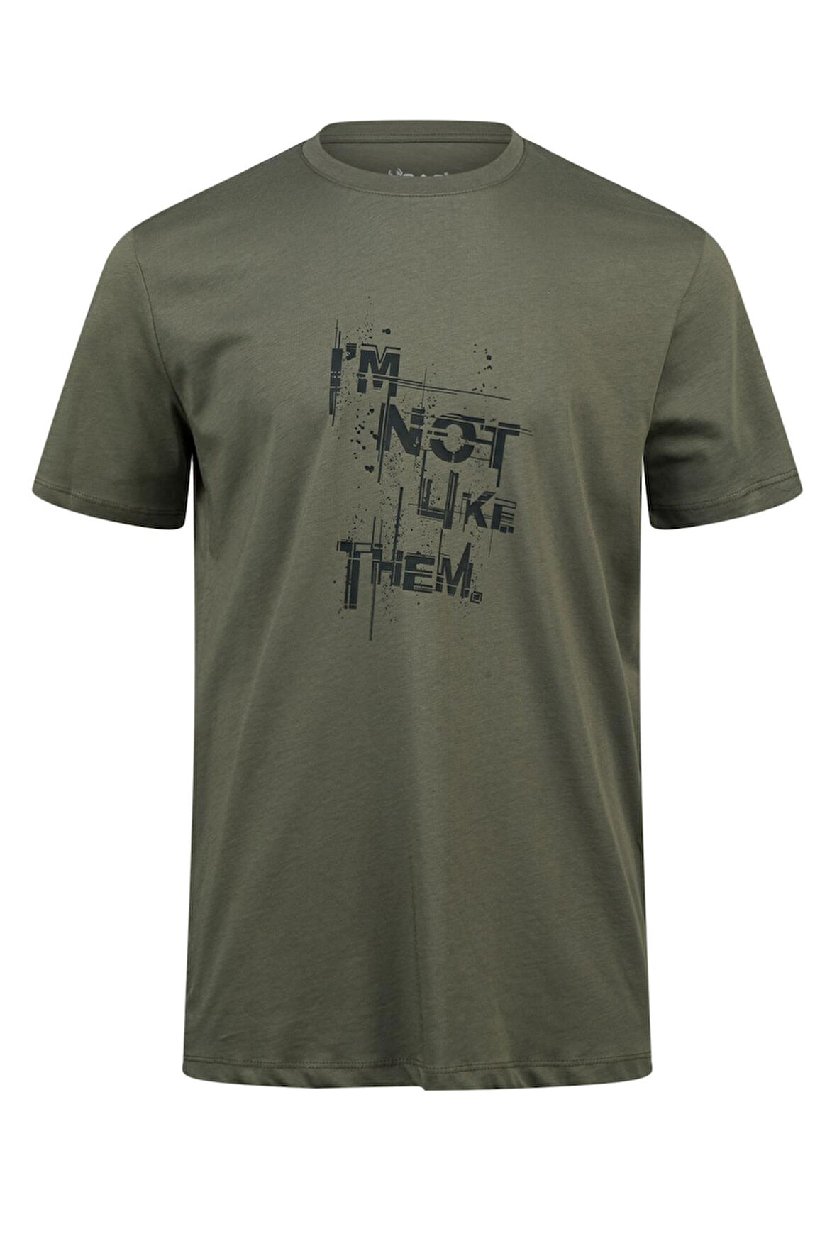 2AS Alex Baskılı Erkek Sıfır Yaka T-Shirt 035