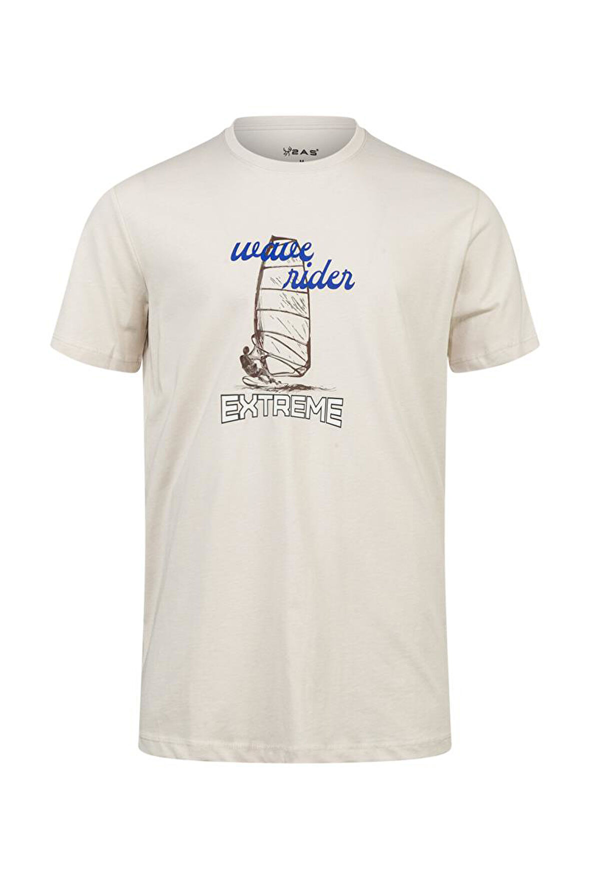 2AS Alex Baskılı Erkek Sıfır Yaka T-Shirt 042