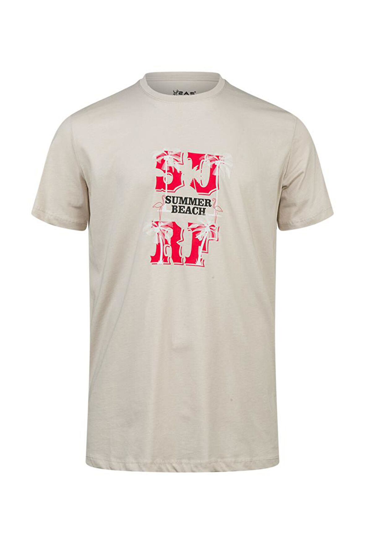 2AS Alex Baskılı Erkek Sıfır Yaka T-Shirt 047