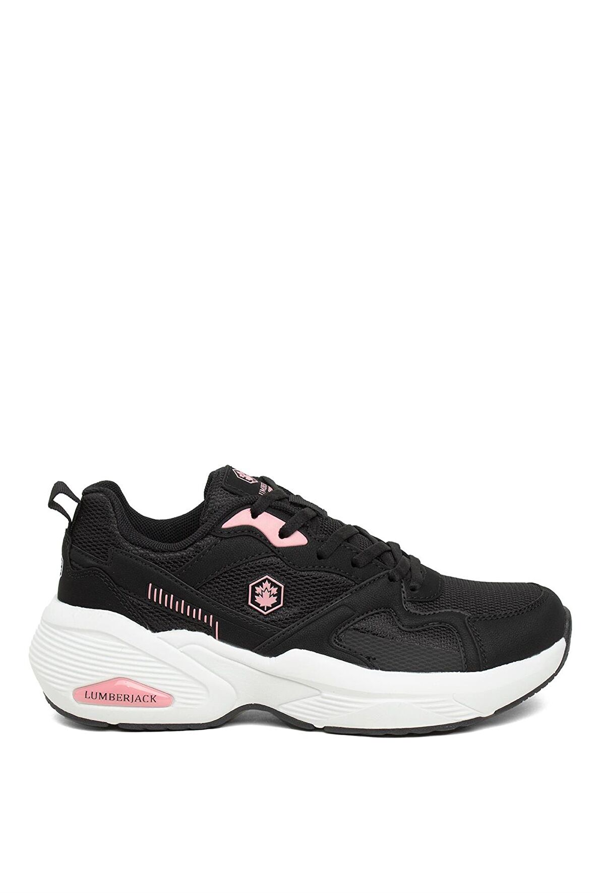 Lumberjack 101499264 Jaguar Kadın Klasik Sneaker Siyah