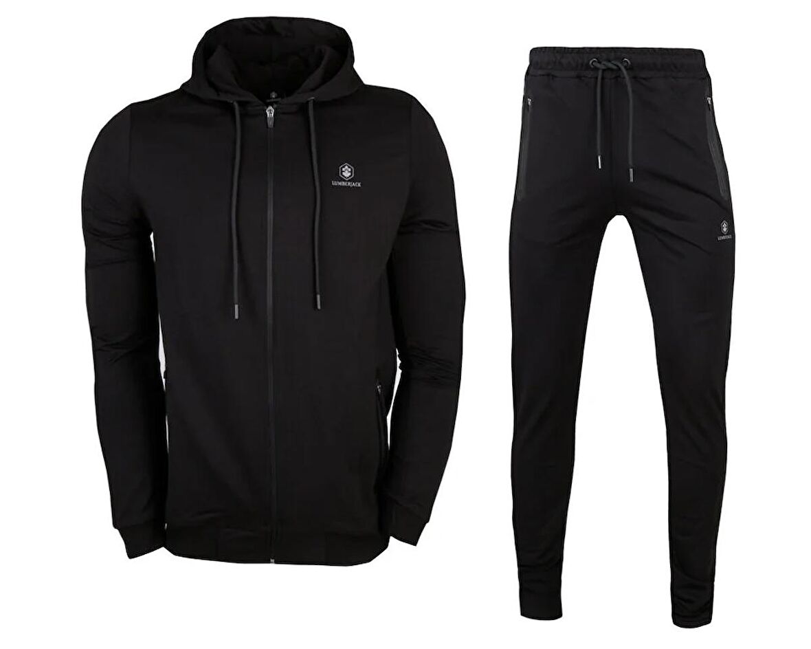 Lumberjack 4M M Smr Basic T.Suit 4Fx Erkek Günlük Eşofman Takımı 101497483 Siyah