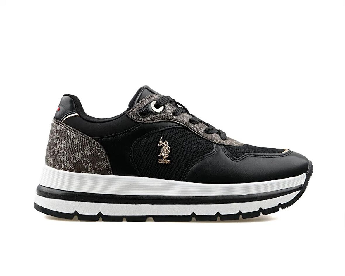 U.S.Polo Assn. 4P Shery 4Fx Kadın Günlük Ayakkabı 101532625 Siyah