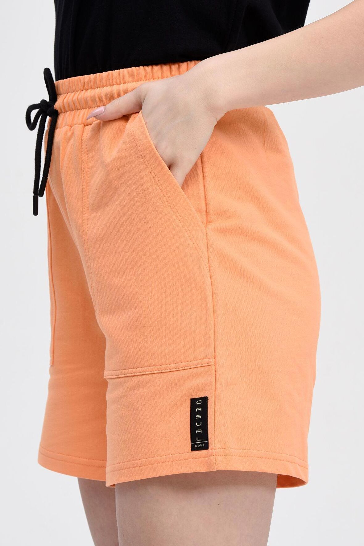 defy's KADIN ŞORT ORANJ - S