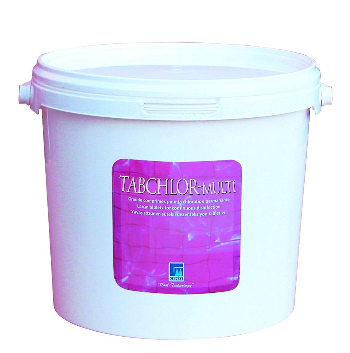 Gemaş TABCHLOR MULTİ 5 KG  %90 Tablet Klor - %90 Chlorine Multifunctional Tablets - Stabilize Triklor Tableti 200 gr-ToptancıyızBiz