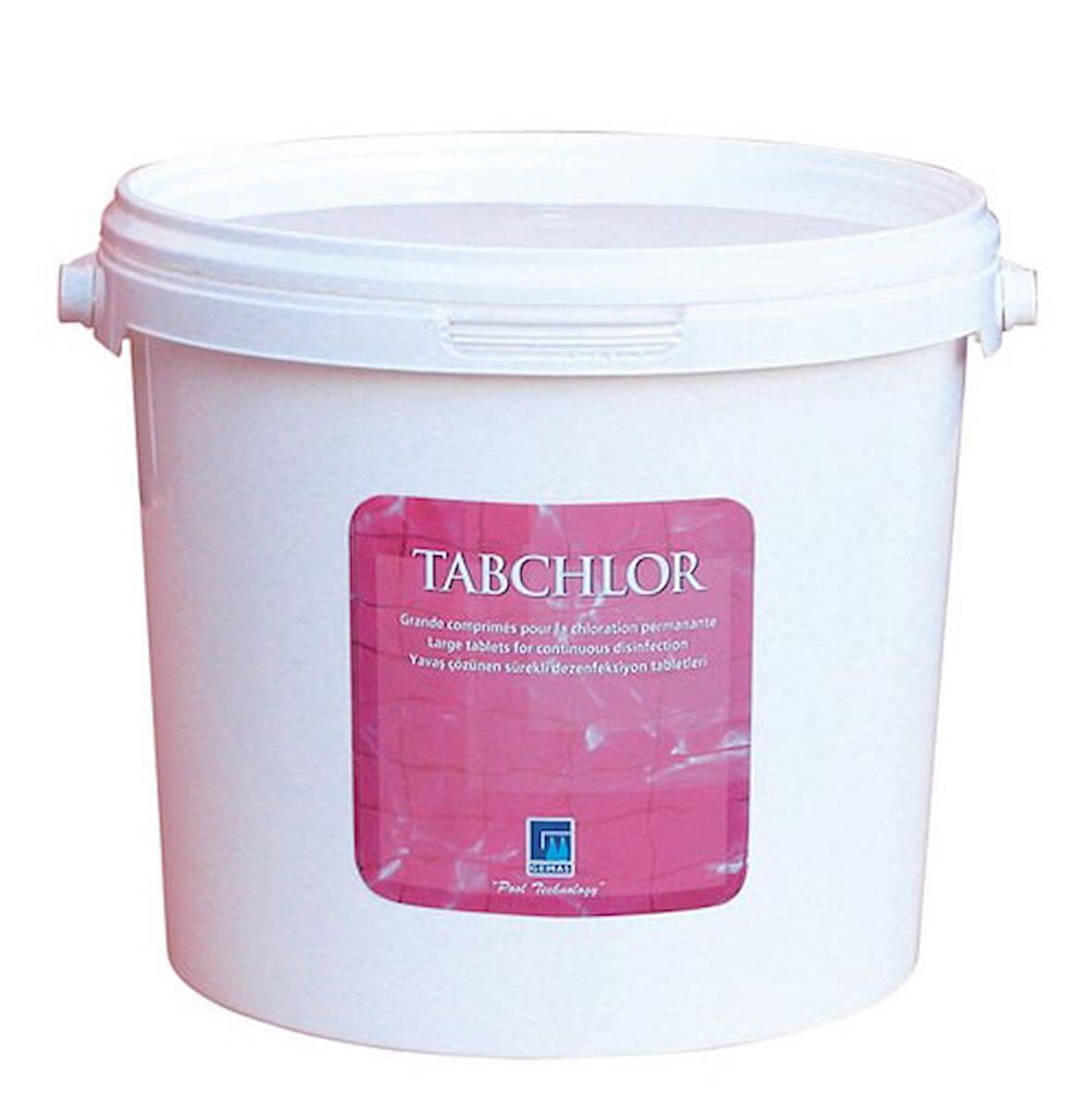 Gemaş TABCHLOR 5 KG  %90 Tablet Klor - %90 Chlorine Tablets - Stabilize Triklor Tableti 200 gr-ToptancıyızBiz