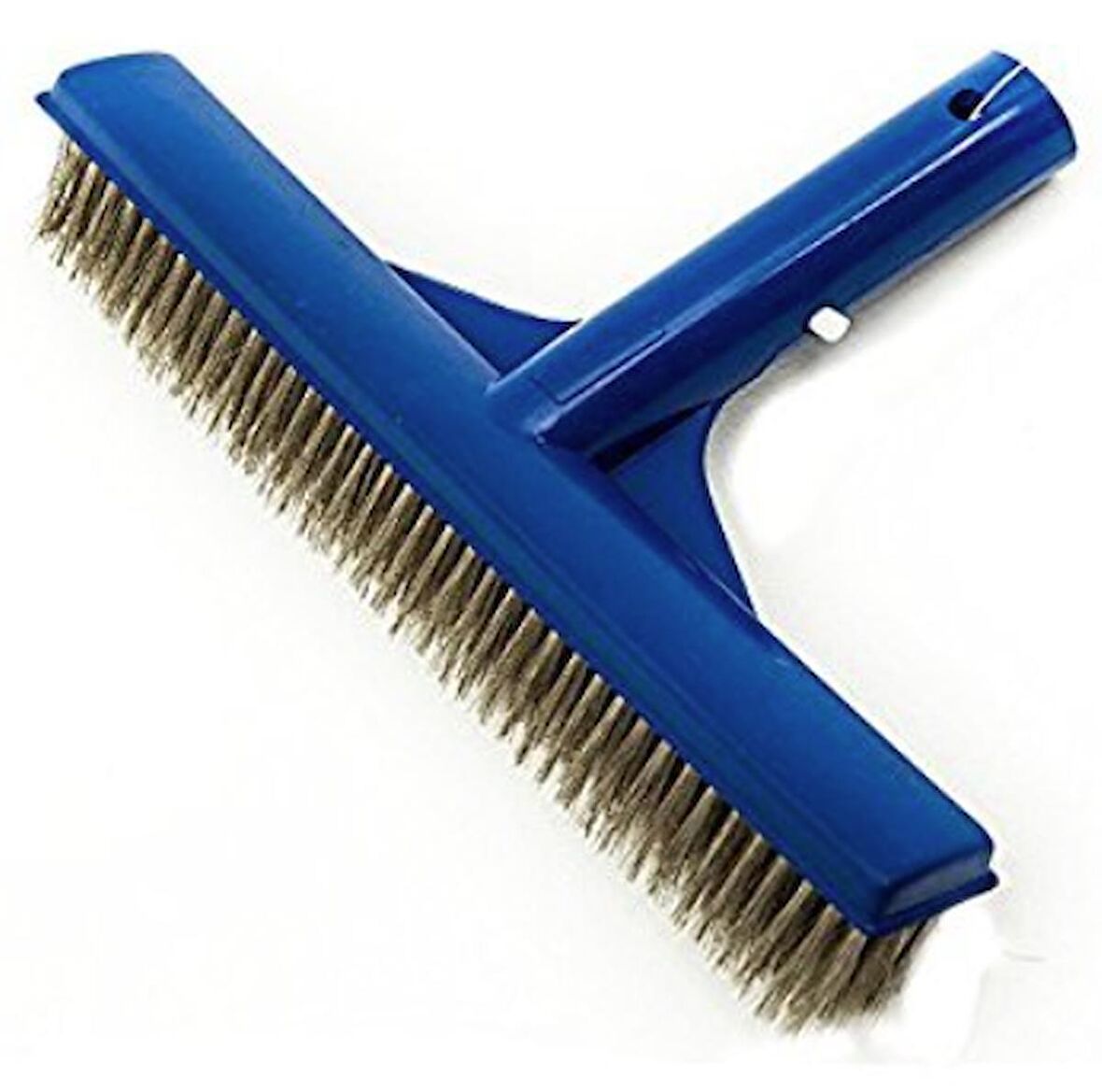 Gemaş Krom Paslanmaz Klipsli Model Havuz Fırçası 25 cm-Stainless Steel Algae Brush-ToptancıyızBiz