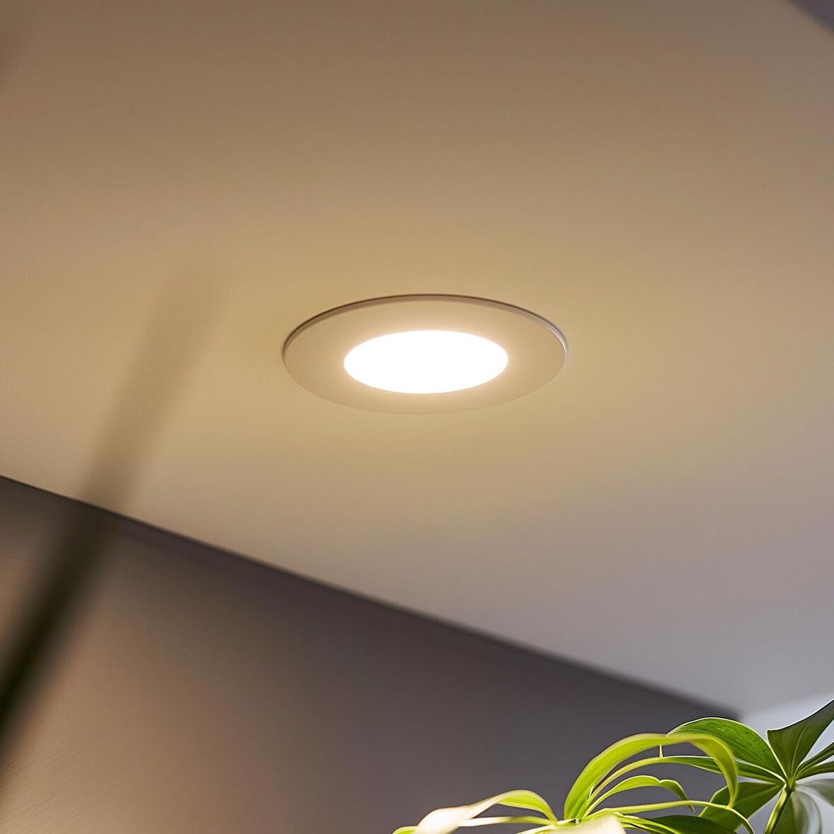 Maxled MX-1002N - 6W 4000K Ilık Beyaz | Beyaz Kasa Sıva Altı Yuvarlak LED Panel